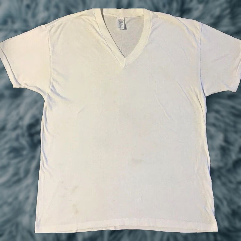 Vintage Towncraft T Shirt Xl White V Neck 90s 80s Grunge Punk Skate Biker Retro Rock Usa Men Hoodie, Sweatshirt