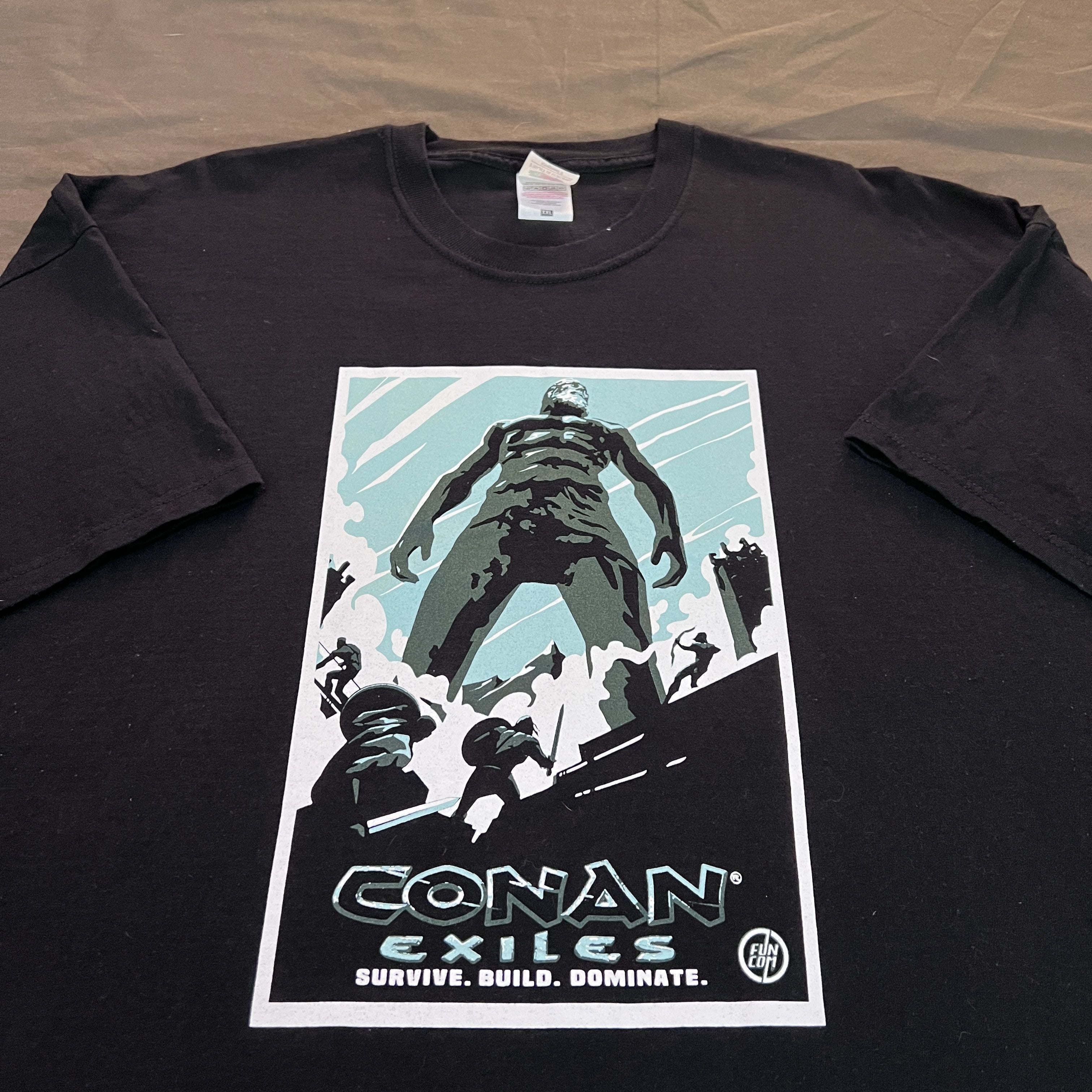 Playstation Conan Exiles Survival Video Game Promo Tee 2xl Hoodie, Sweatshirt | PodTeesHub.com