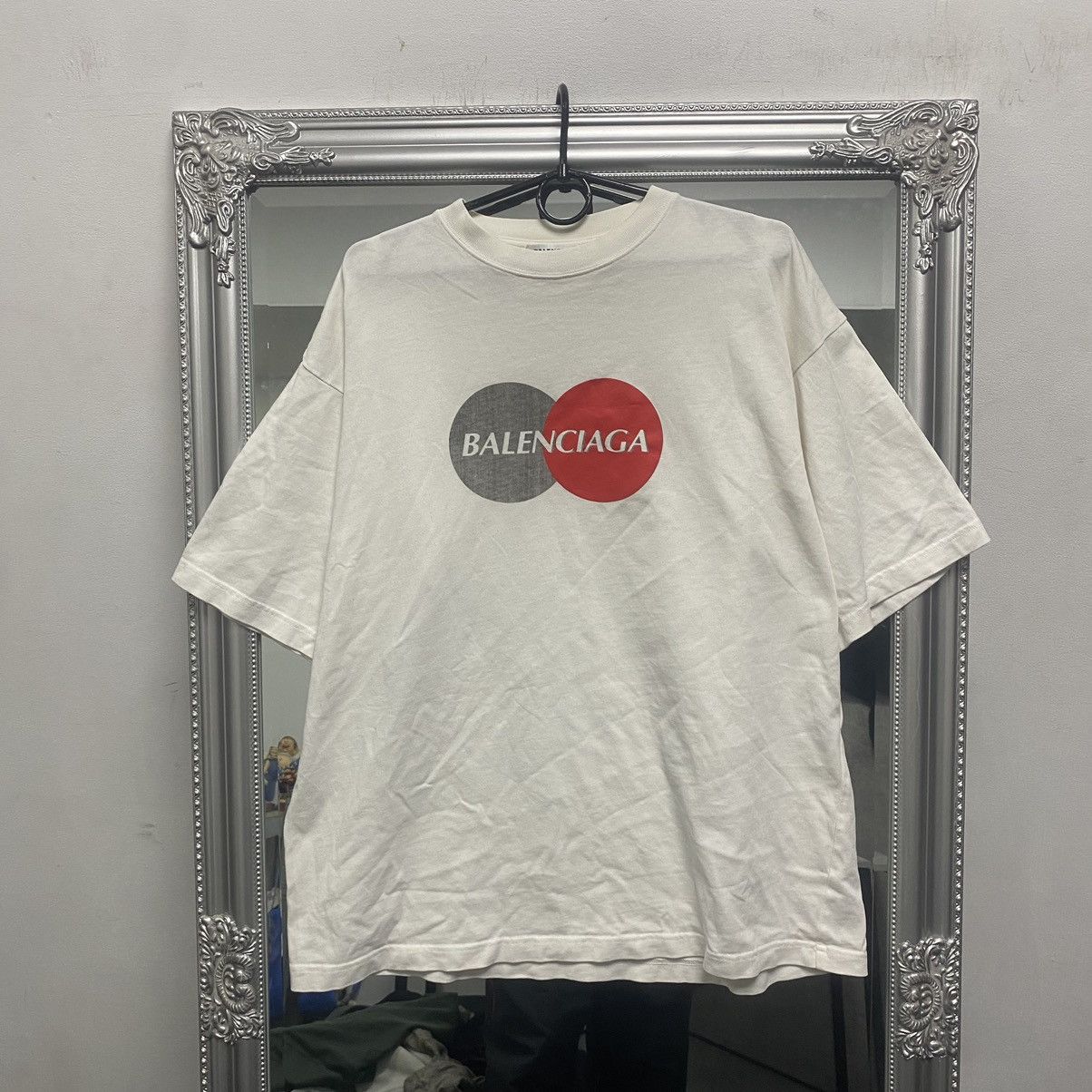 Balenciaga T Shirt Double Circle Logo Tee Hoodie, Sweatshirt | PodTeesHub.com