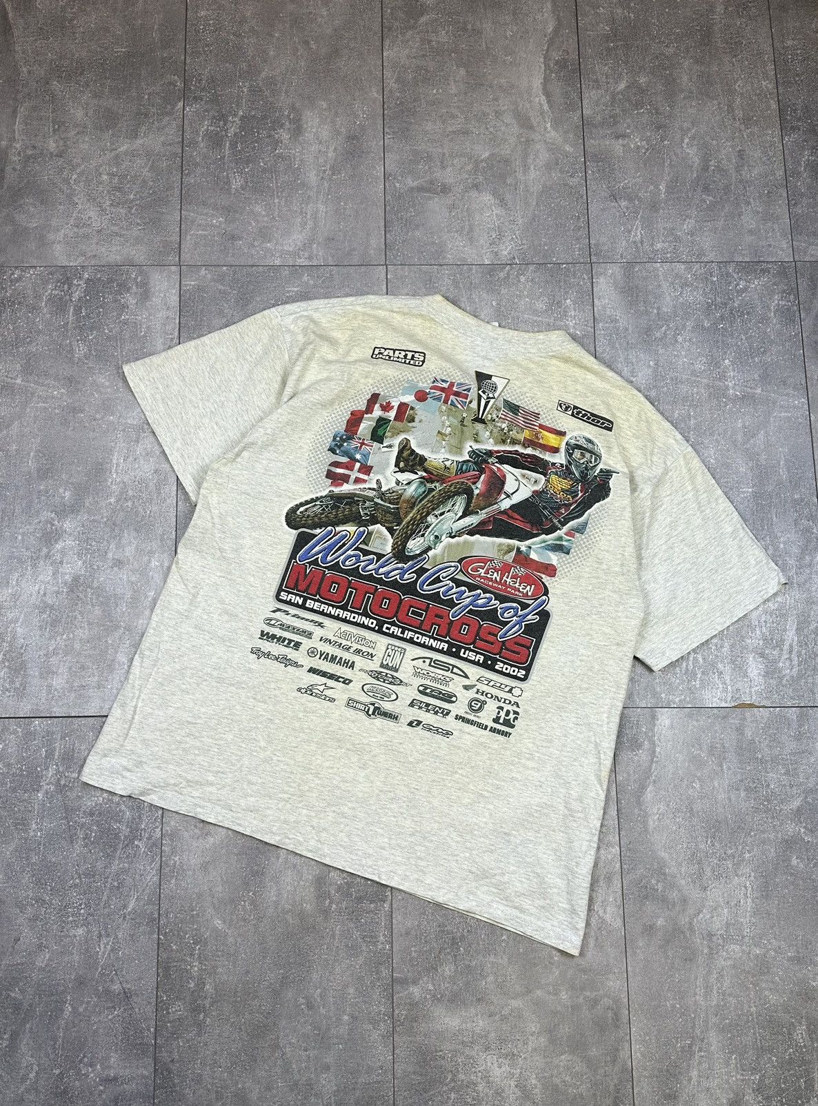 Other Motocross 2002 World Cup Overprint Logo Distressed Tee Hoodie, Sweatshirt | PodTeesHub.com