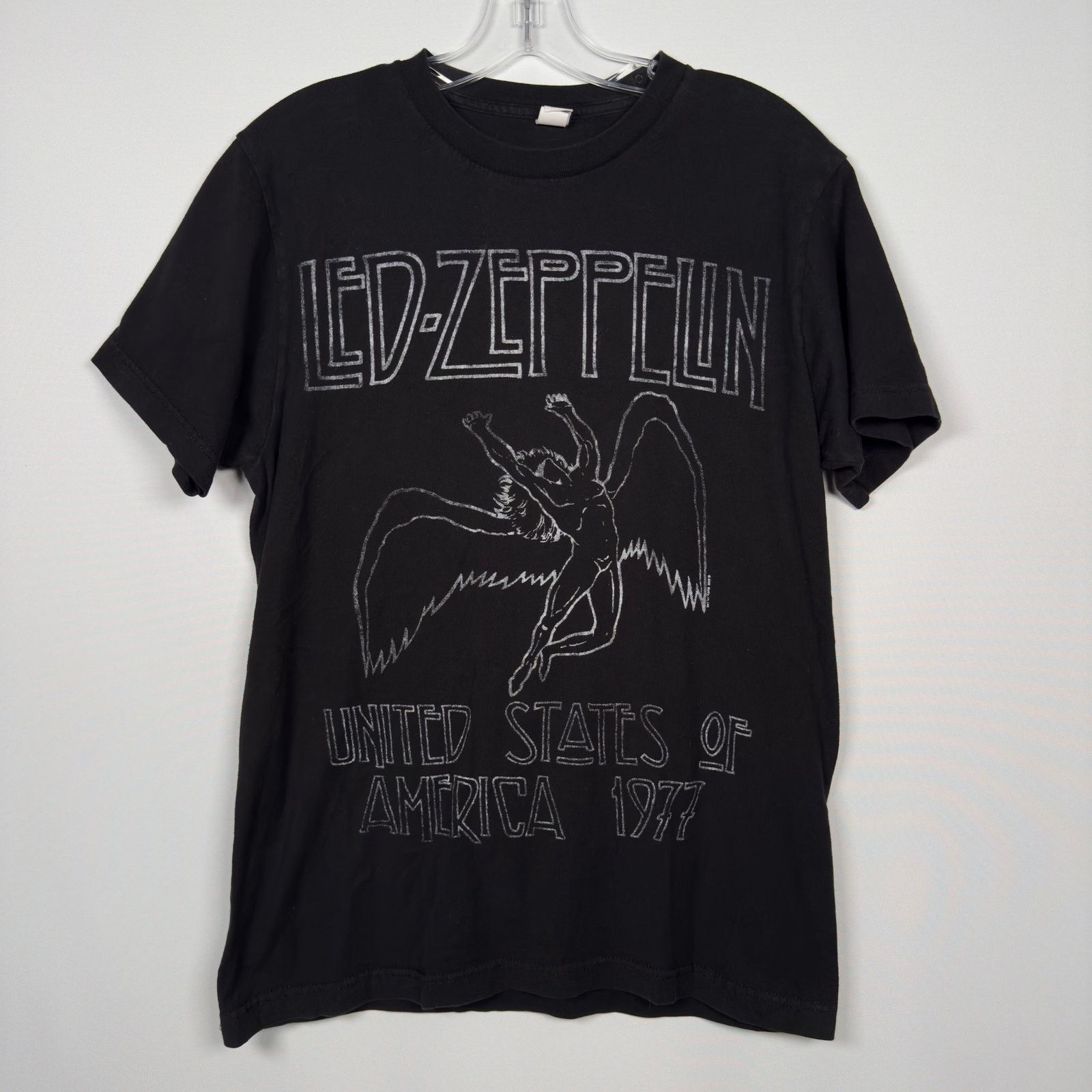 Zeppelin Led Zeppelin Men S T Shirt Tultex Black Concert Music Sizem Hoodie, Sweatshirt | PodTeesHub.com