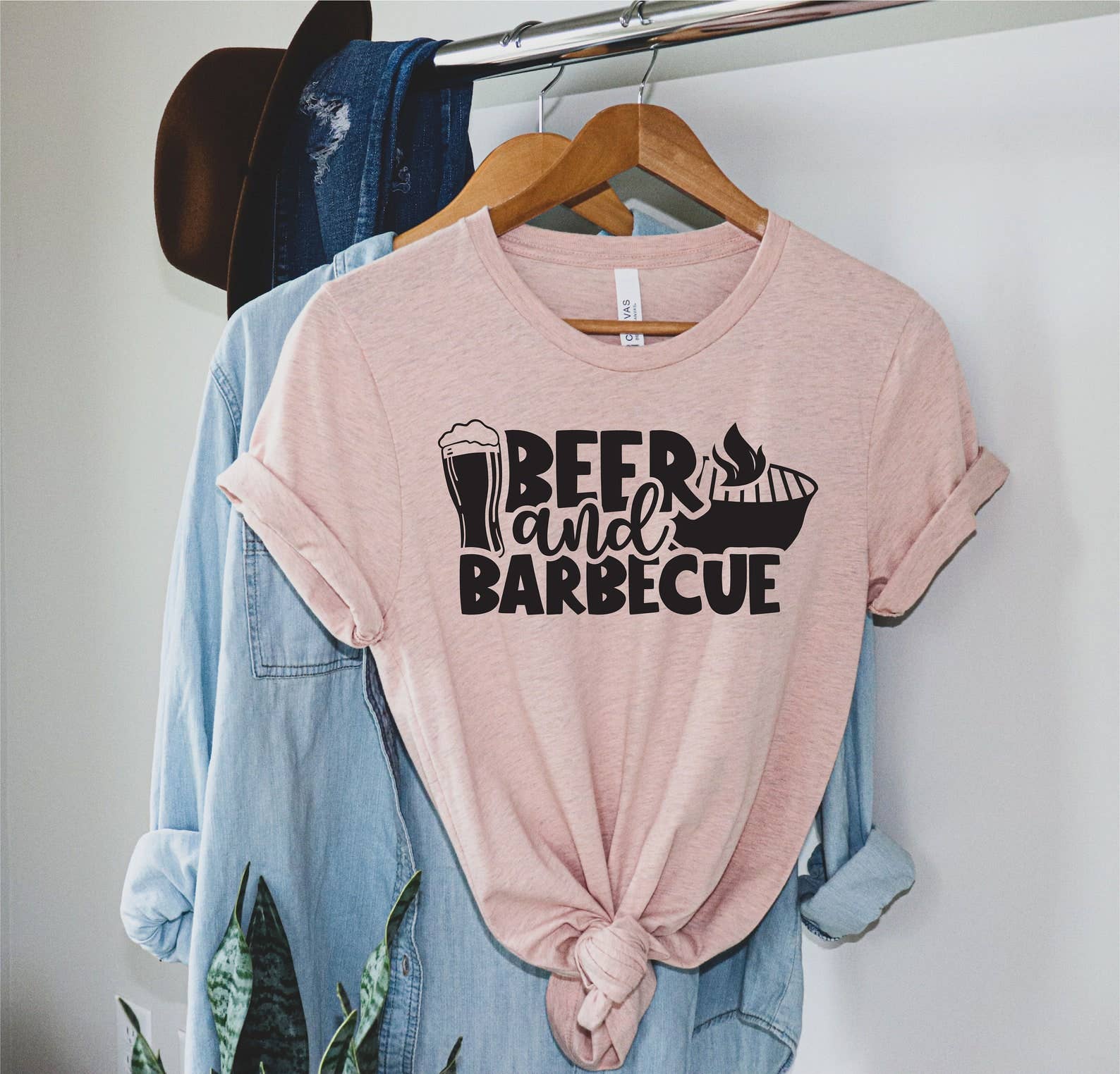 Beer and Barbecue T-Shirt Hoodie, Sweatshirt | PodTeesHub.com
