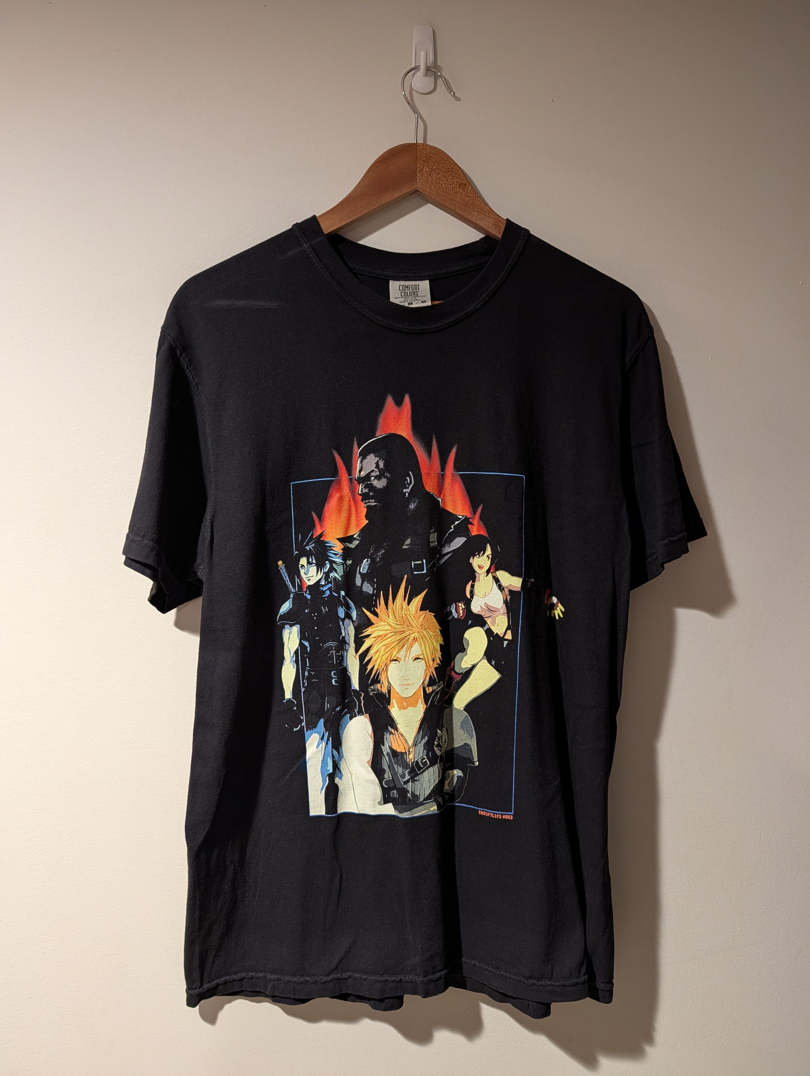 Playstation Final Fantasy 7 Thr1ftl1f3 Video Game Black Medium T Shirt Hoodie, Sweatshirt | PodTeesHub.com