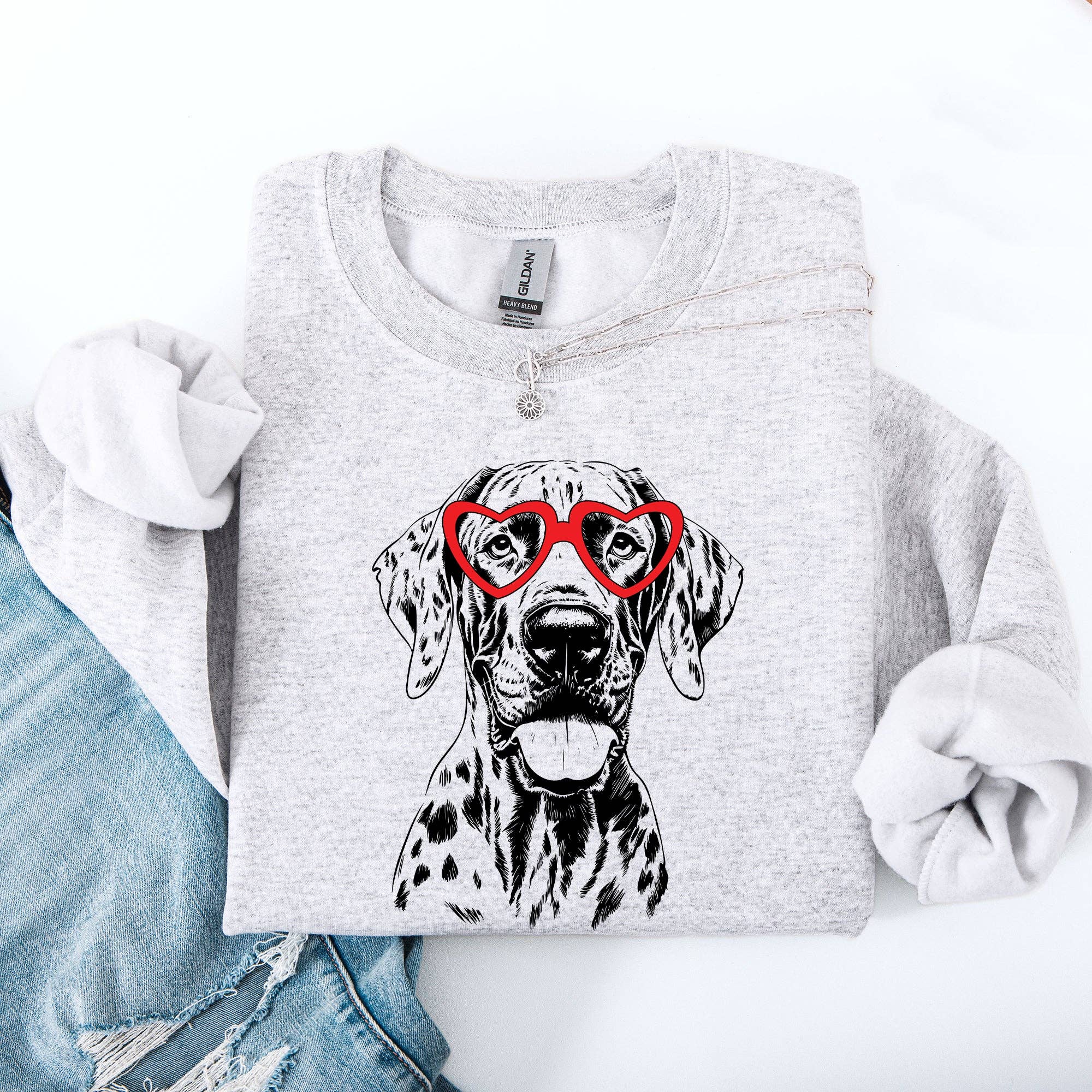 Great Dane, Pet, Dog Breed, Valentine's Sweatshirt T-Shirts, Hoodie | PodTeesHub.com