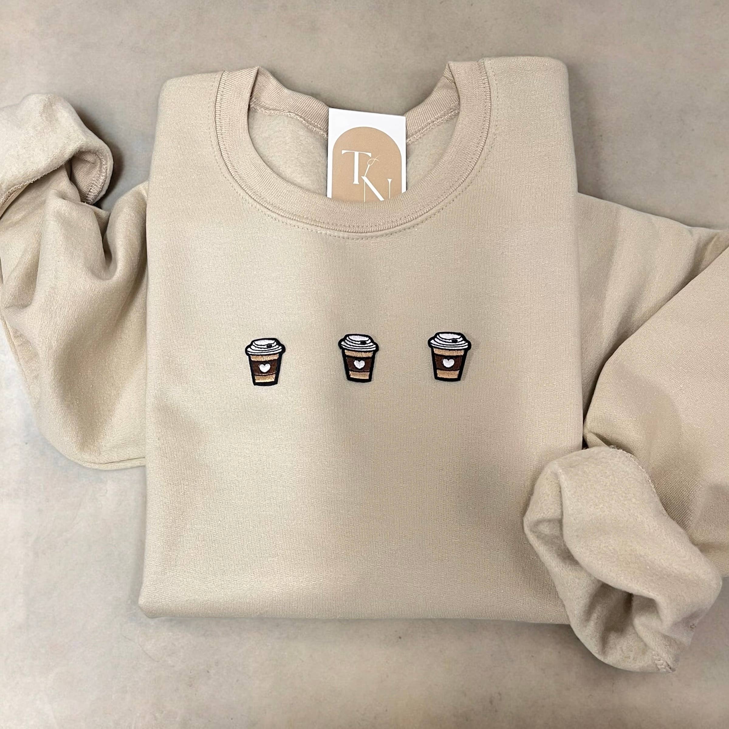 Coffee Crewneck Sweatshirt | Coffee Gifts For Coffee Lover T-Shirts, Hoodie | PodTeesHub.com