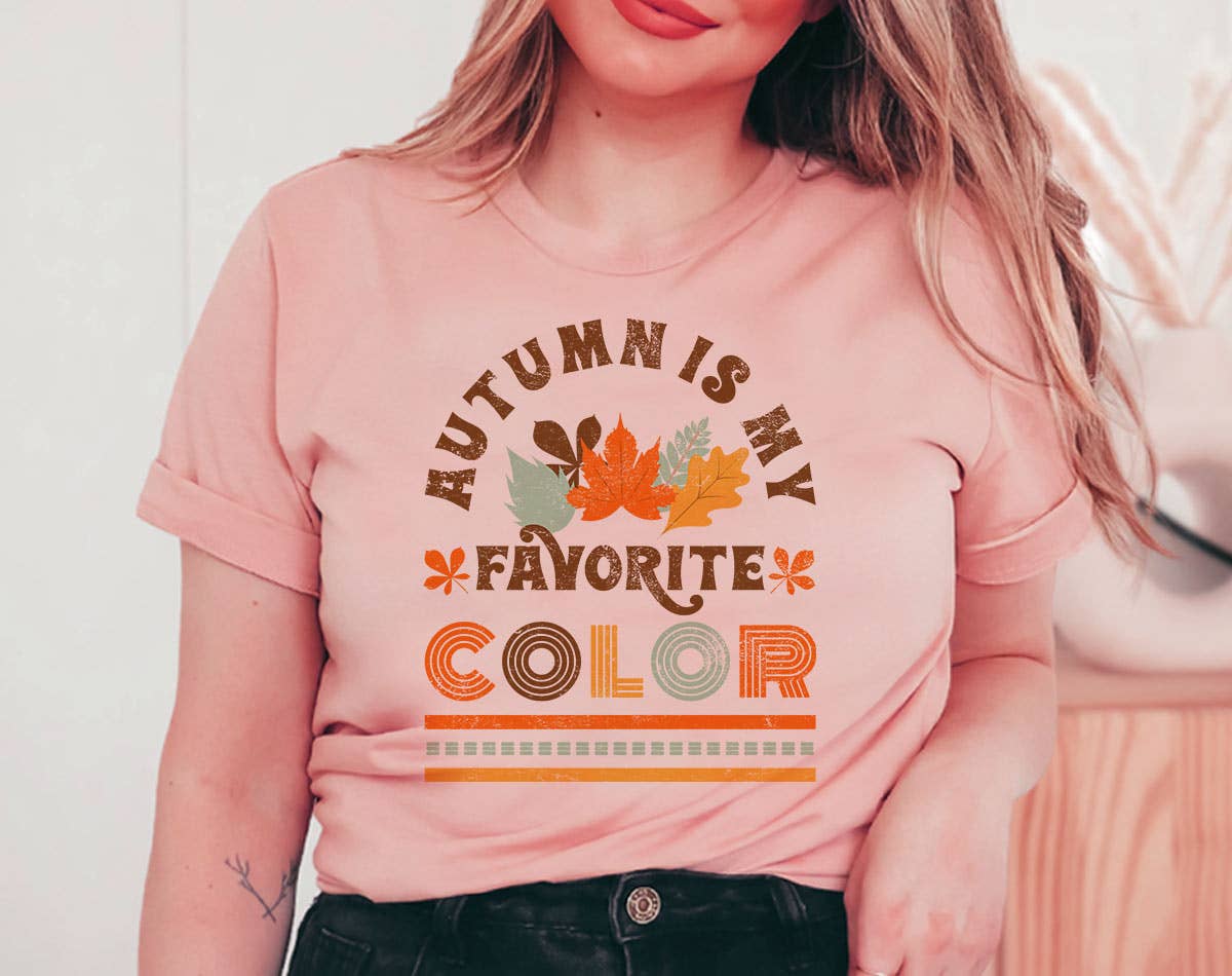 Autumn Is My Favorite Color - Fall Thanksgiving T-Shirt Hoodie, Sweatshirt | PodTeesHub.com