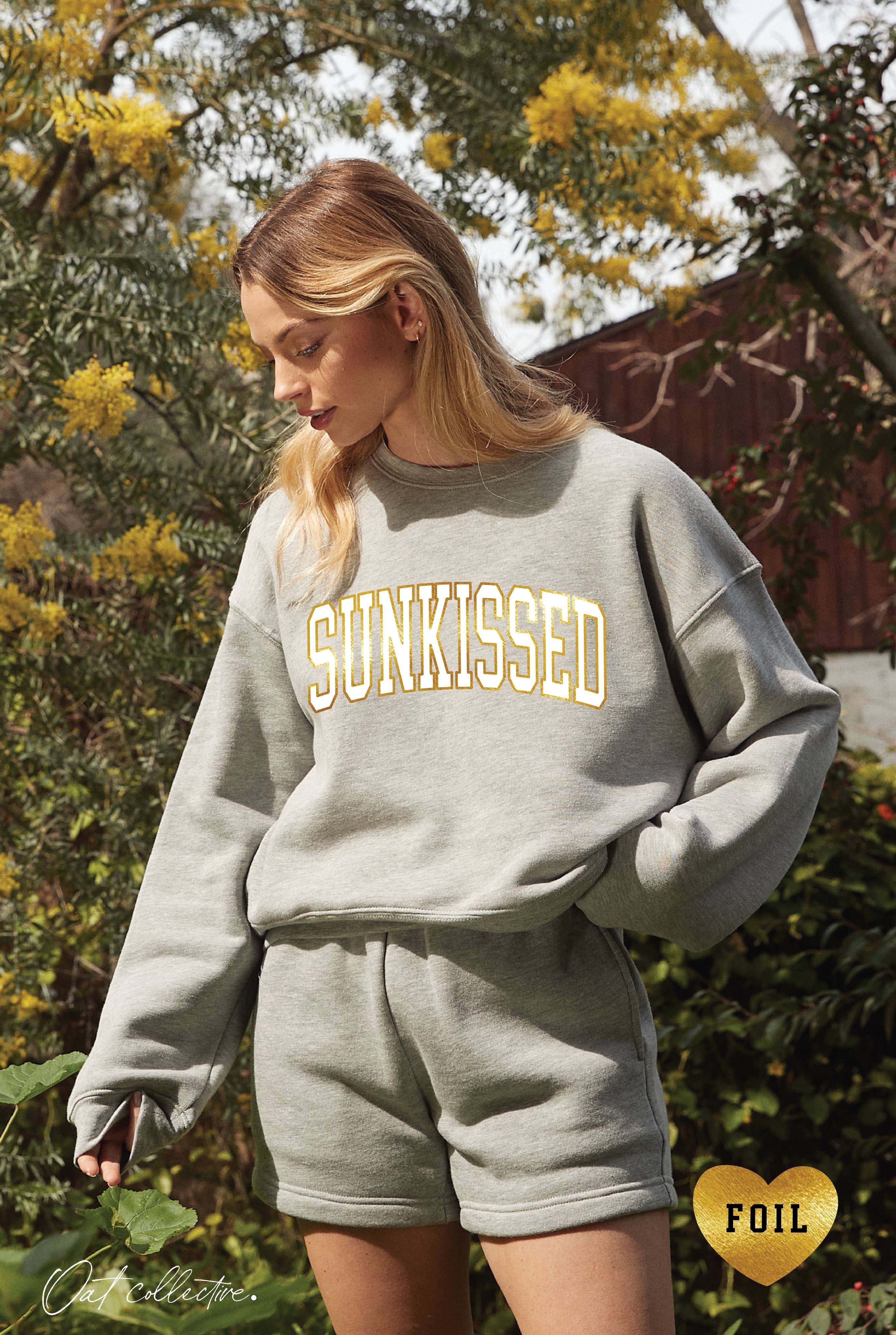 Sunkissed Foil Mid Graphic Sweatshirt T-Shirts, Hoodie | PodTeesHub.com