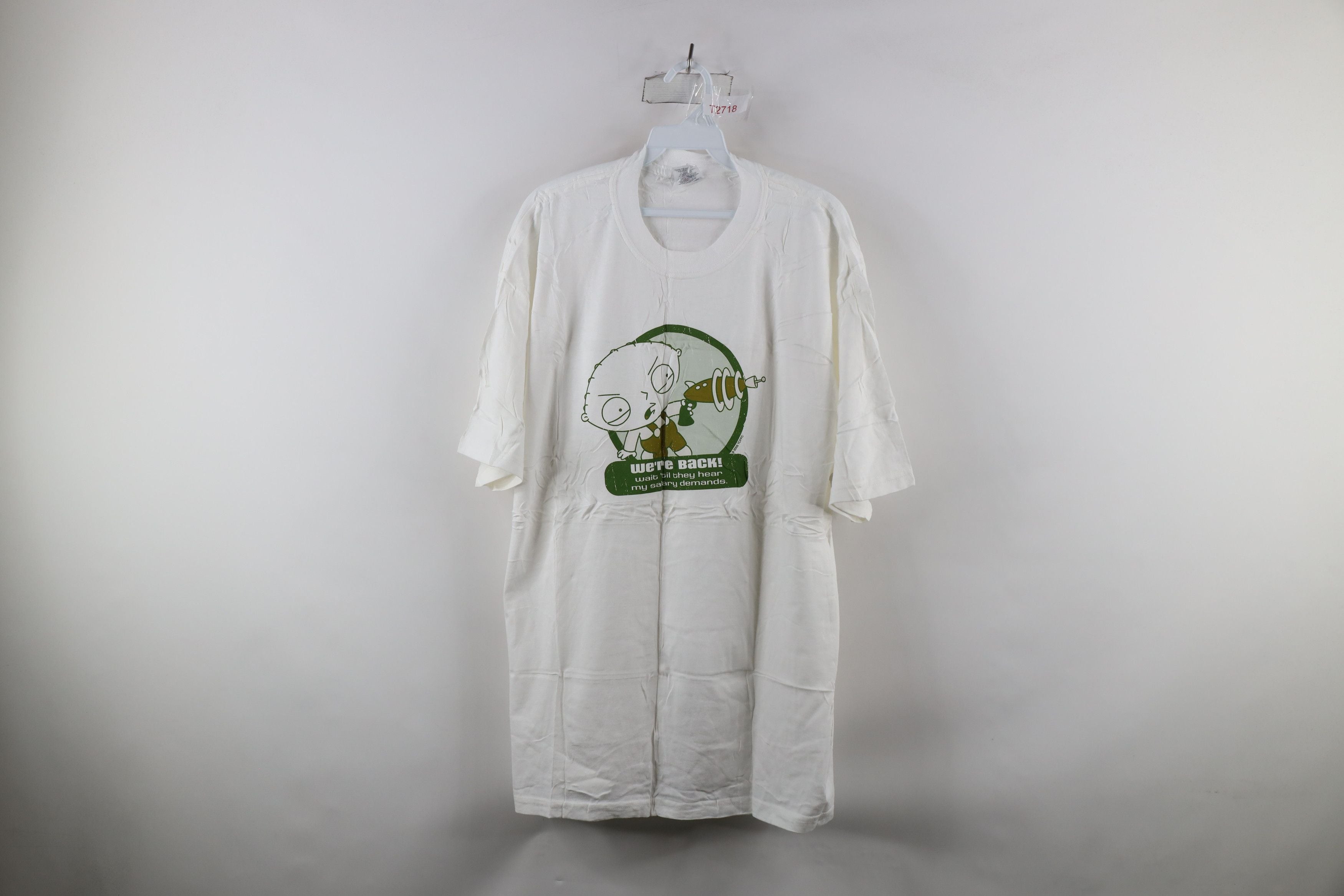 Vintage Y2k 2005 Family Guy Short Sleeve T Shirt White Hoodie, Sweatshirt | PodTeesHub.com