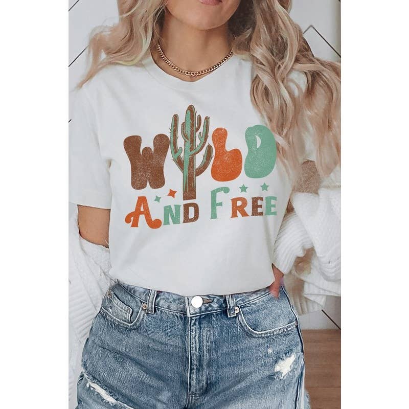 Wild and Free Short Sleeve Tee Hoodie, Sweatshirt | PodTeesHub.com