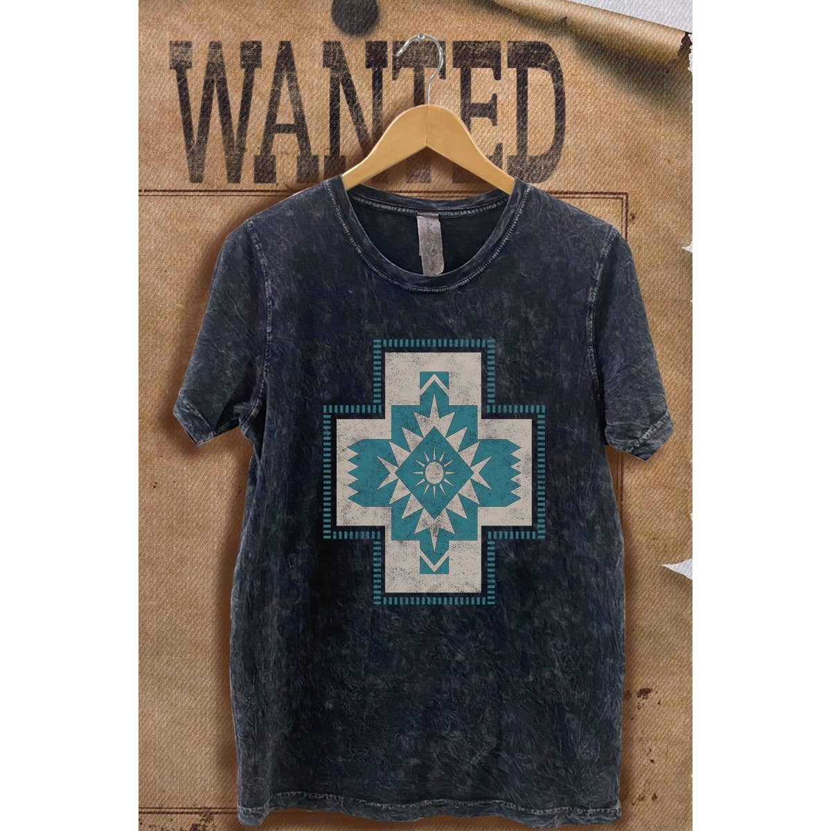 Ethnic Mineral Wash Vintage Graphic  Tee Hoodie, Sweatshirt | PodTeesHub.com