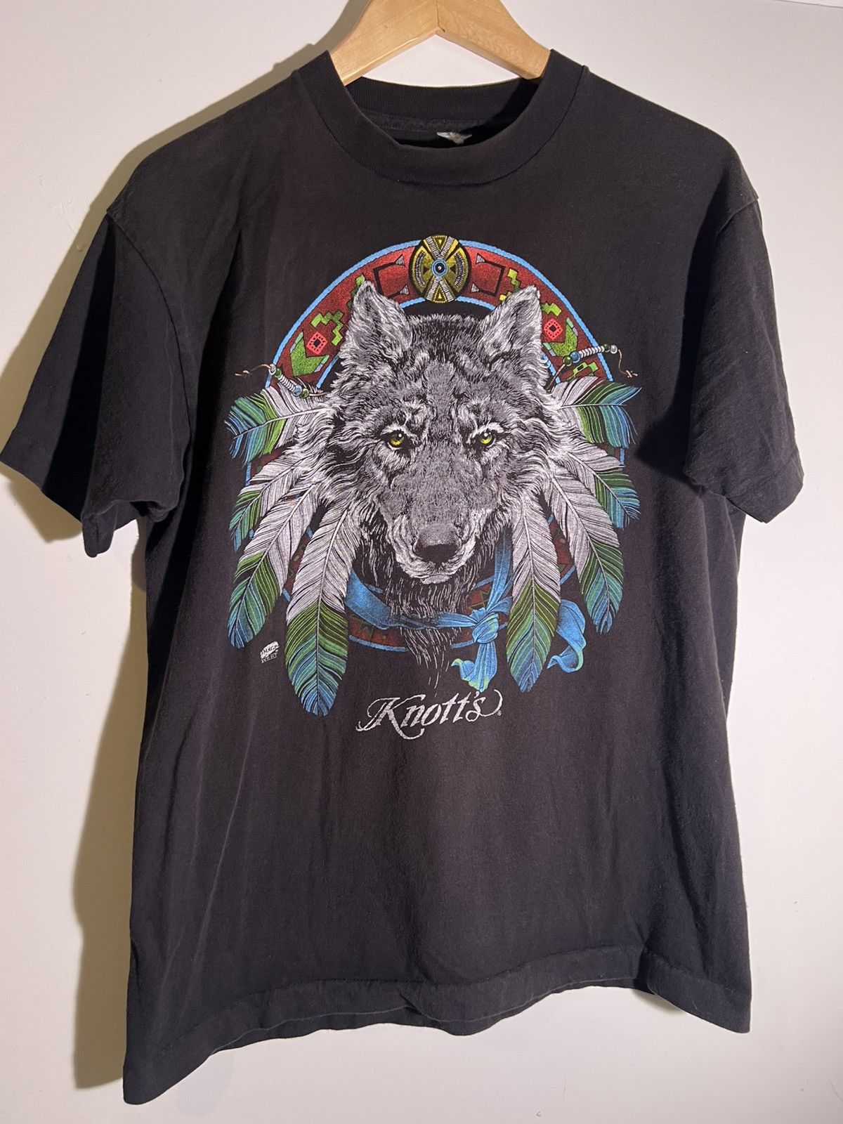 Vintage 80 S 90 S Vtg Vintage Knott E Berry Farm Wolf Retro T-Shirts, Hoodie, Sweatshirt