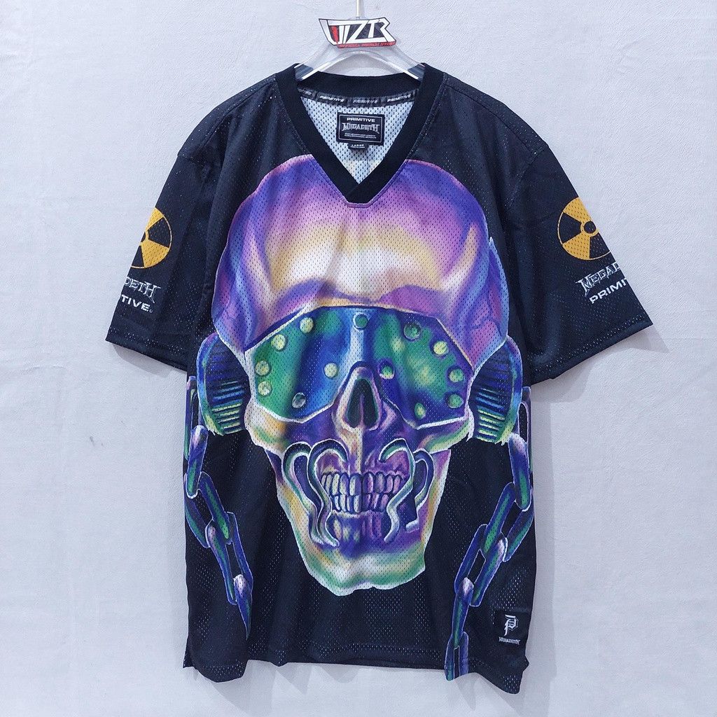 Primitive Jersey Megadeth X Primitive Skate Rattlehead Rare T-Shirts, Hoodie, Sweatshirt | PodTeesHub.com