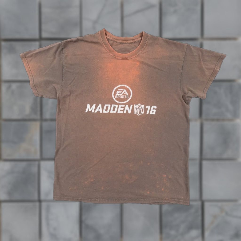 Vintage No Xbox Madden 16 Large Brown Short Sleeve Crew Neck Logo T-Shirts, Hoodie, Sweatshirt