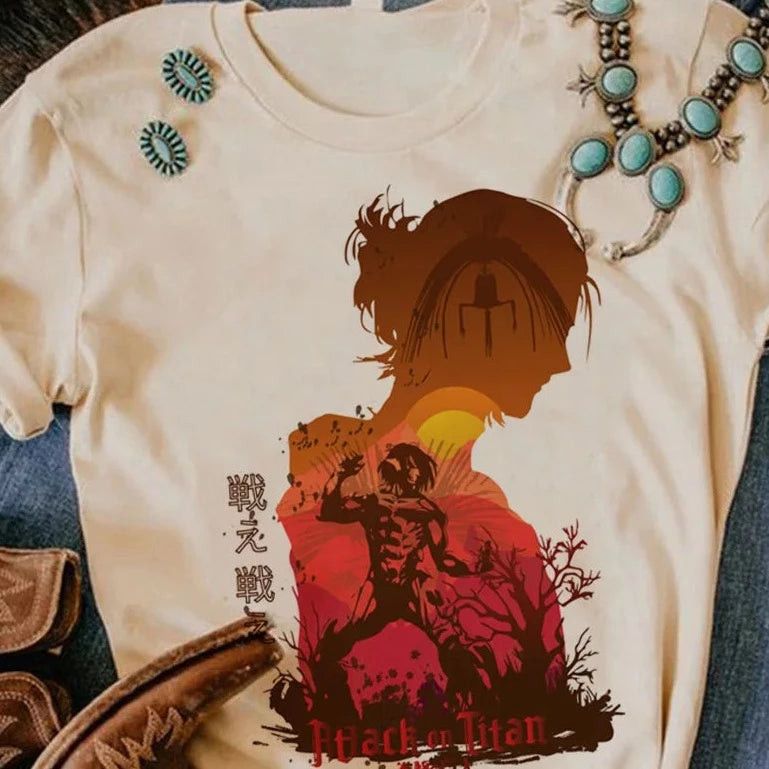 Handmade Eren Yeager Freedom Attack On Titan Unisex Cotton Tee Hoodie, Sweatshirt | PodTeesHub.com