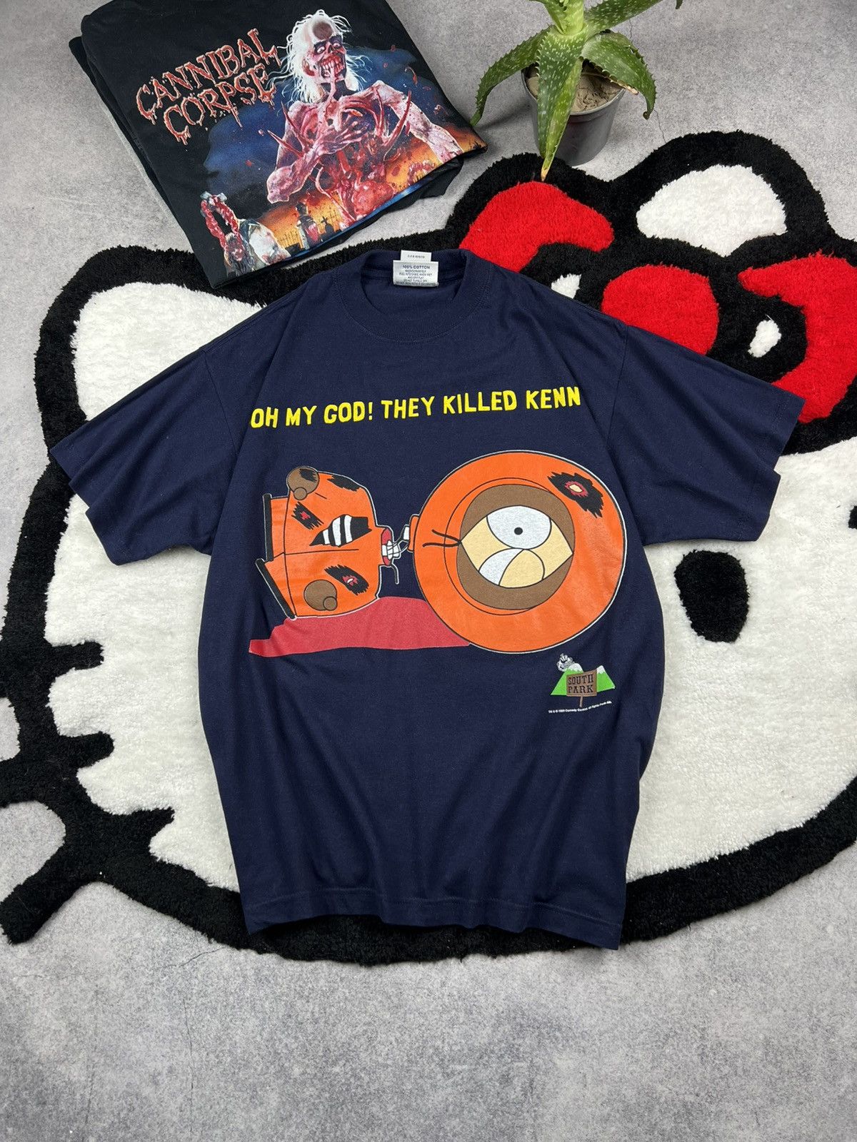 Vintage South Park 1999 They Killed Kenny Humor Y2k Tee Hoodie, Sweatshirt | PodTeesHub.com