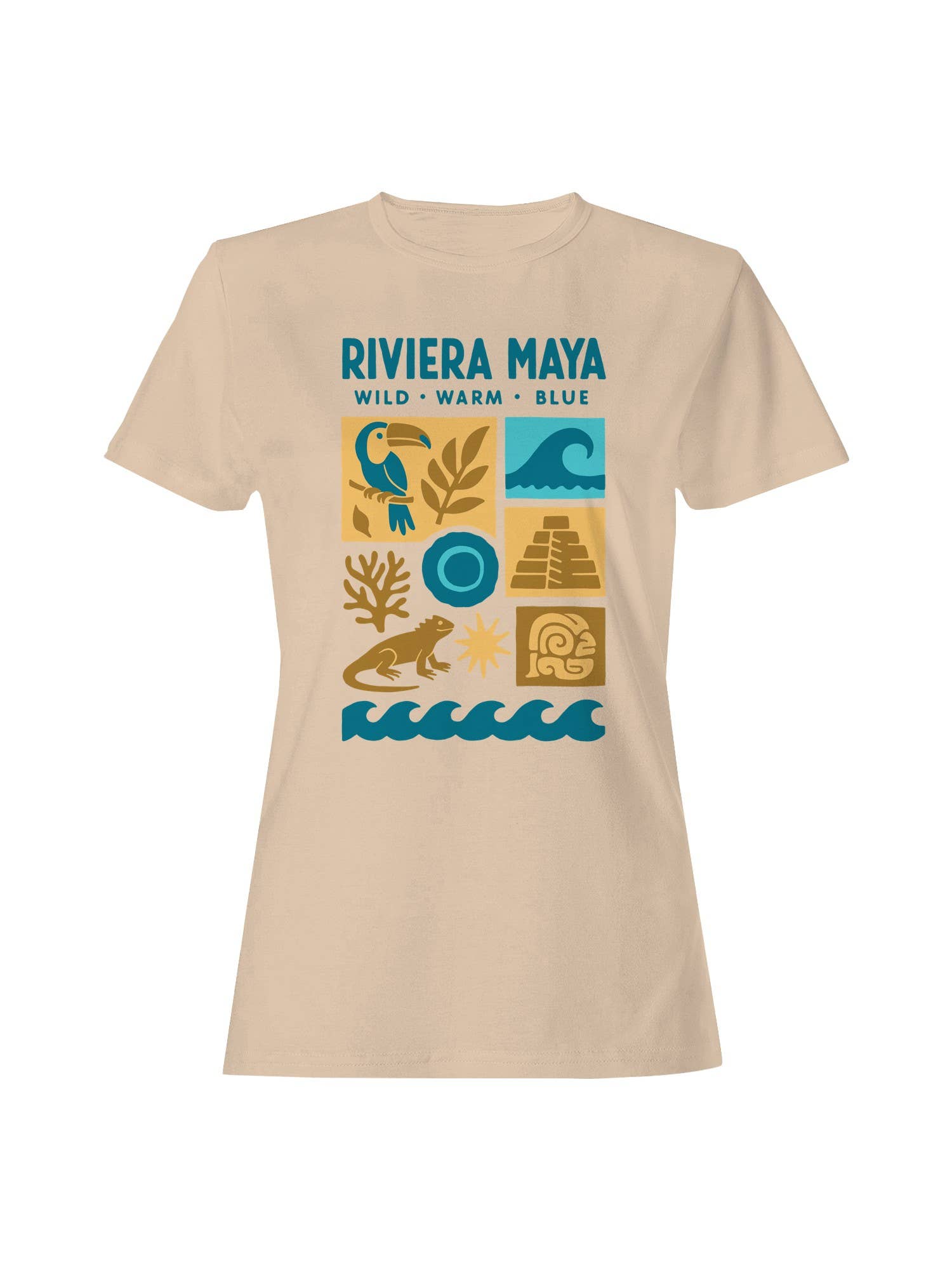 Riviera Maya Adventure Icons Women's T-Shirt Hoodie, Sweatshirt | PodTeesHub.com