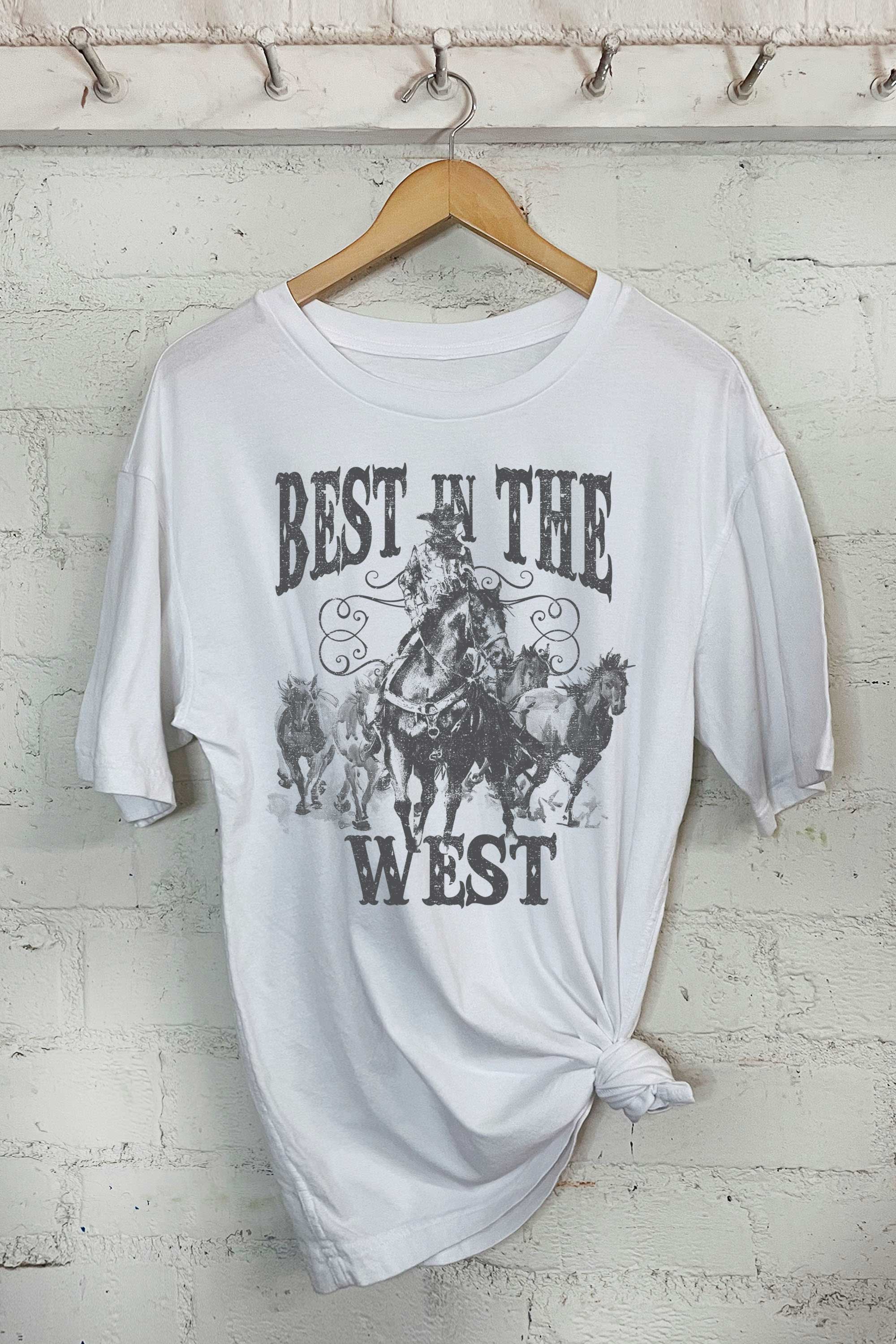 Best in the West-Oversized Tee Hoodie, Sweatshirt | PodTeesHub.com