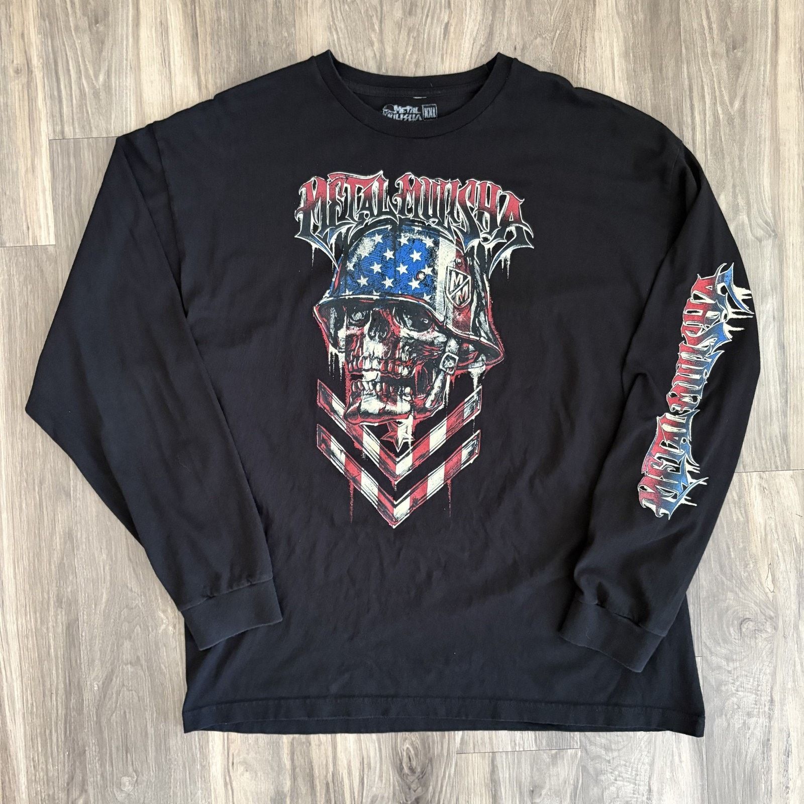 Vintage Y2k Metal Mulisha S Size 2xl Black T-Shirts, Hoodie, Sweatshirt
