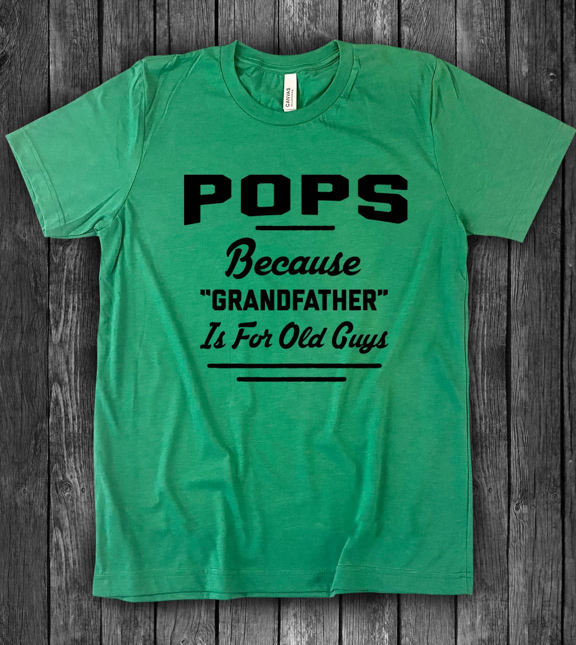 Pops Because - Grandpa Father's Day Cute Funny Silly T-Shirt Hoodie, Sweatshirt | PodTeesHub.com