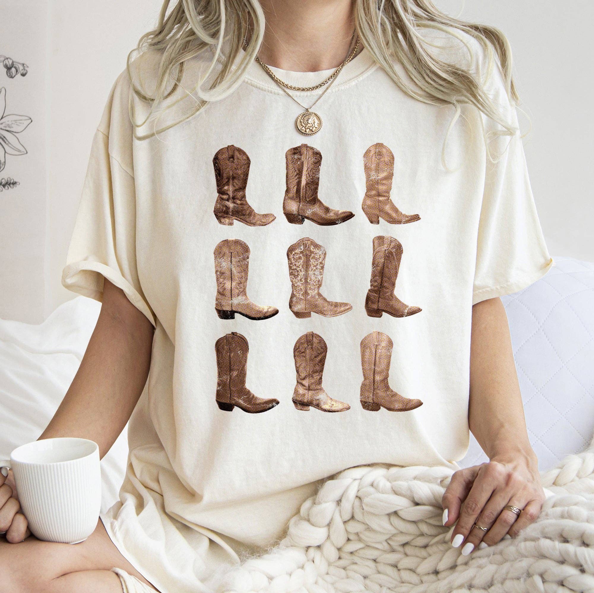 Cowboy Boots, Western, Retro, Vintage, Country,  Tshirt Hoodie, Sweatshirt | PodTeesHub.com