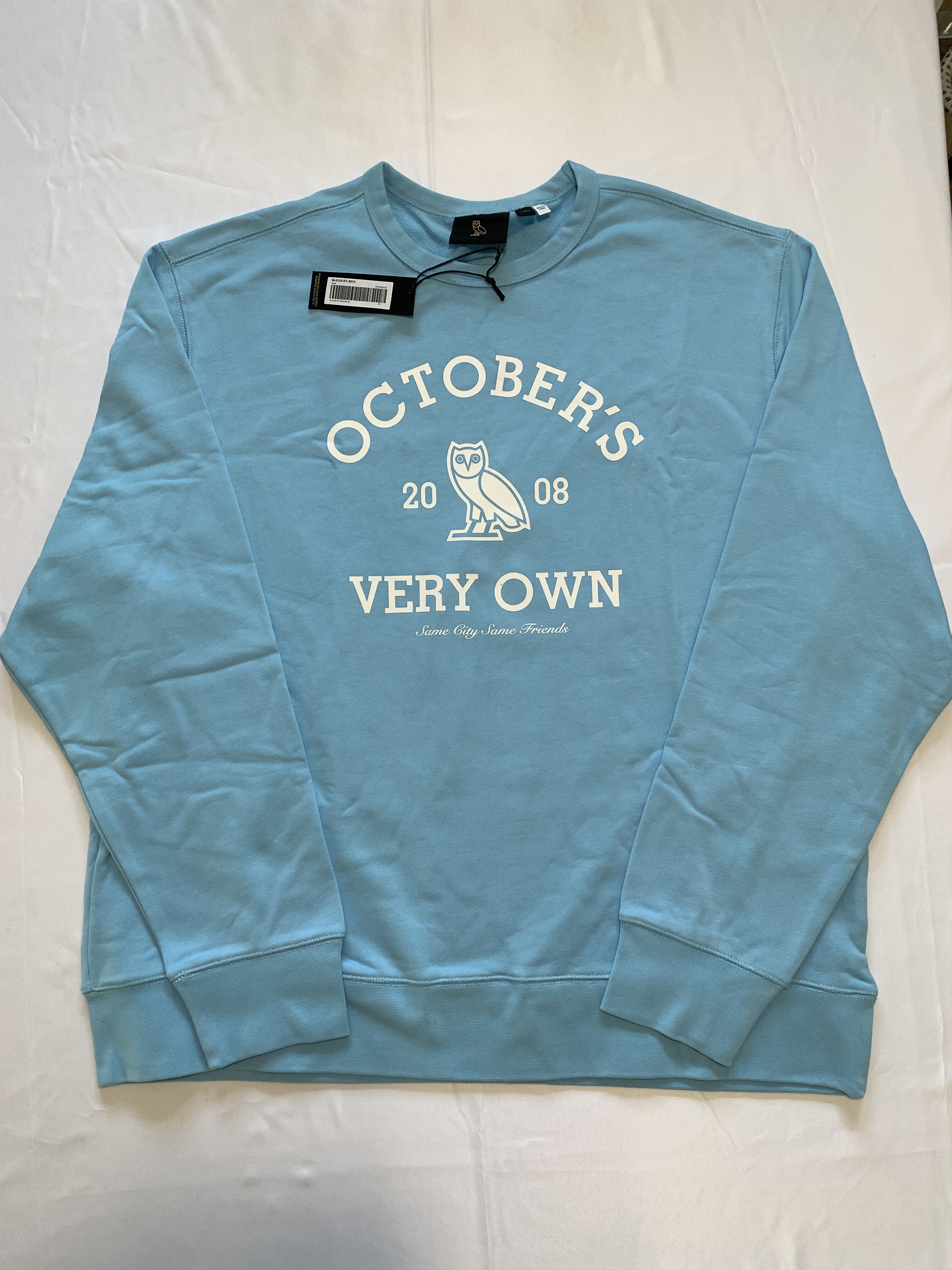 October S Very Own Rare Ovo Collegiate Crewneck Light Blue T-Shirts, Hoodie, Sweatshirt | PodTeesHub.com