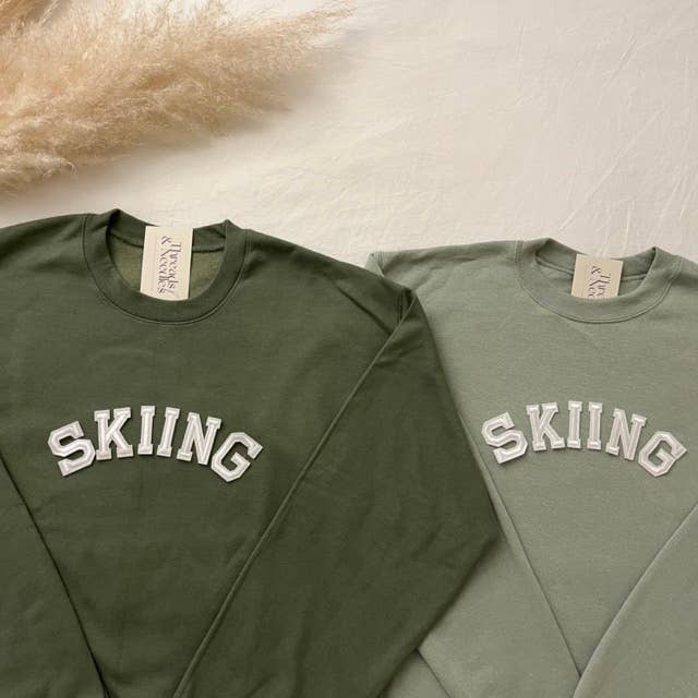Skiing Sweatshirt T-Shirts, Hoodie | PodTeesHub.com