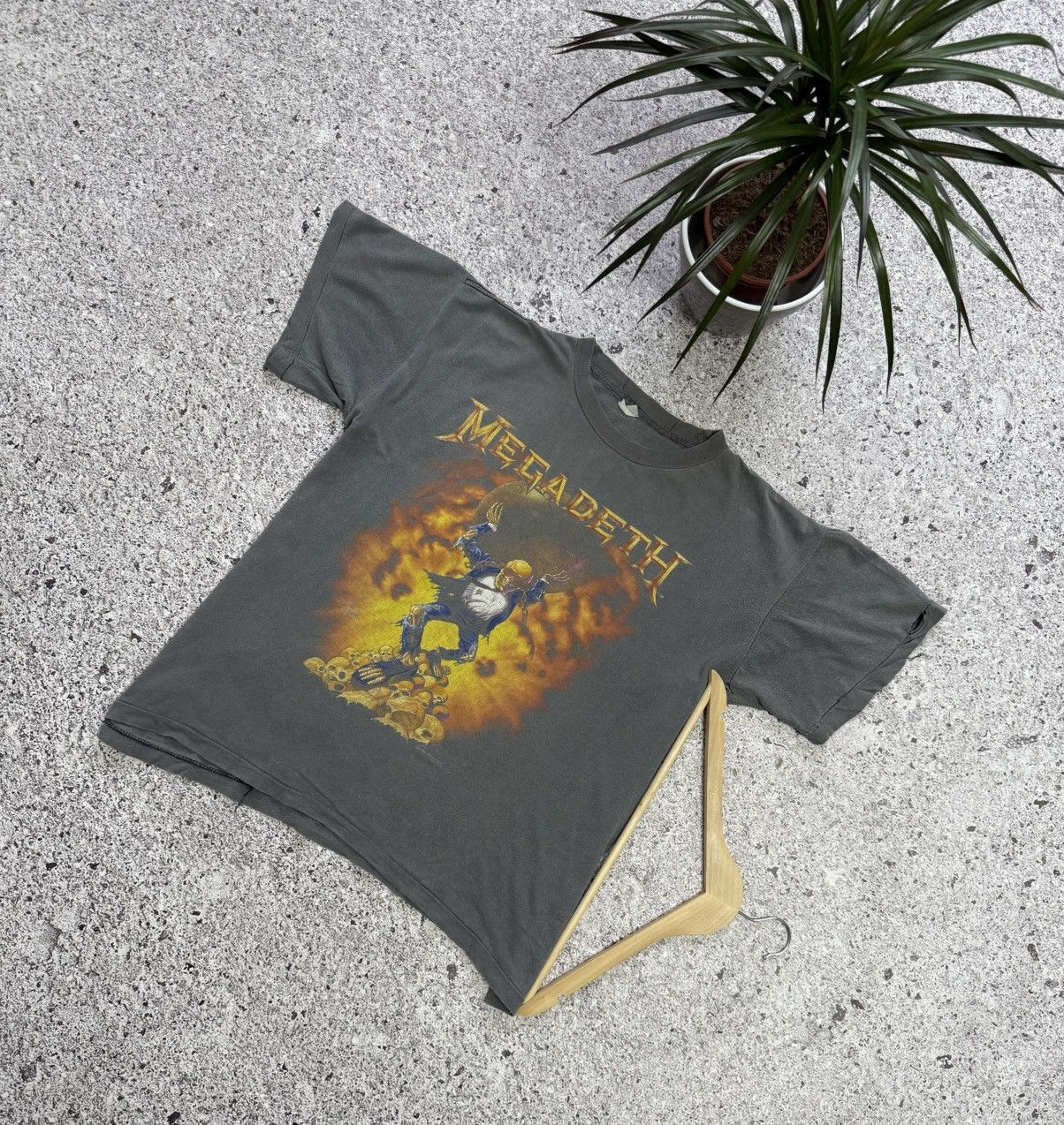 Vintage Megadeth Tour 1990 Oxidation Of Nation T Shirt Hoodie, Sweatshirt | PodTeesHub.com