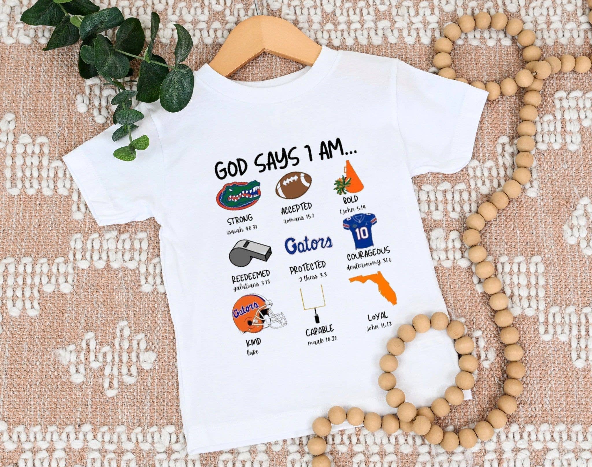 Florida Gators Football God Says I Am T-Shirt Hoodie, Sweatshirt | PodTeesHub.com