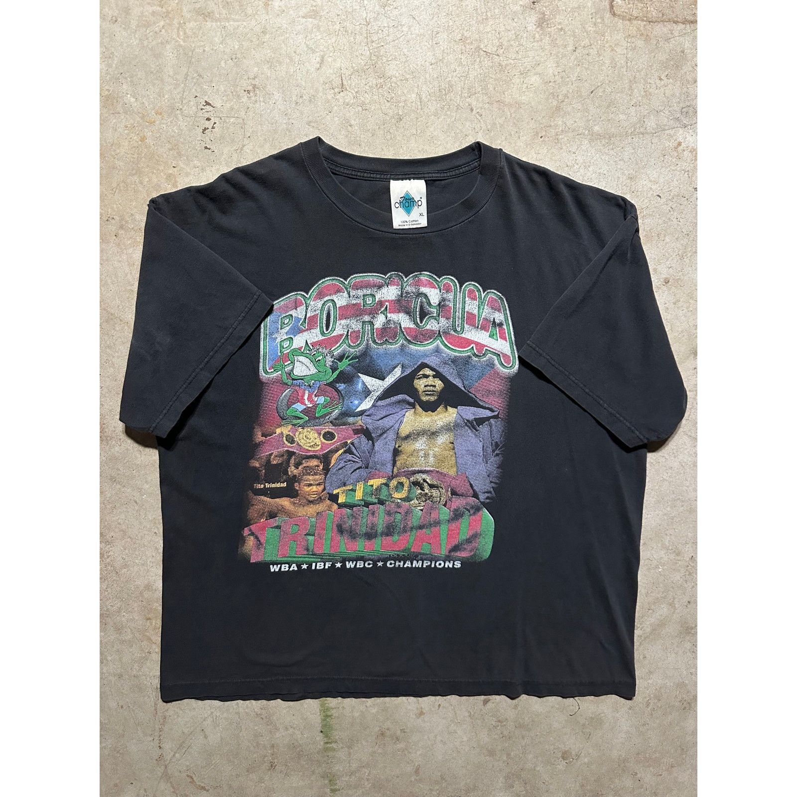 Vintage Felix Trinidad Boxing Champion 90s Rap T Shirt Xl Hoodie, Sweatshirt | PodTeesHub.com