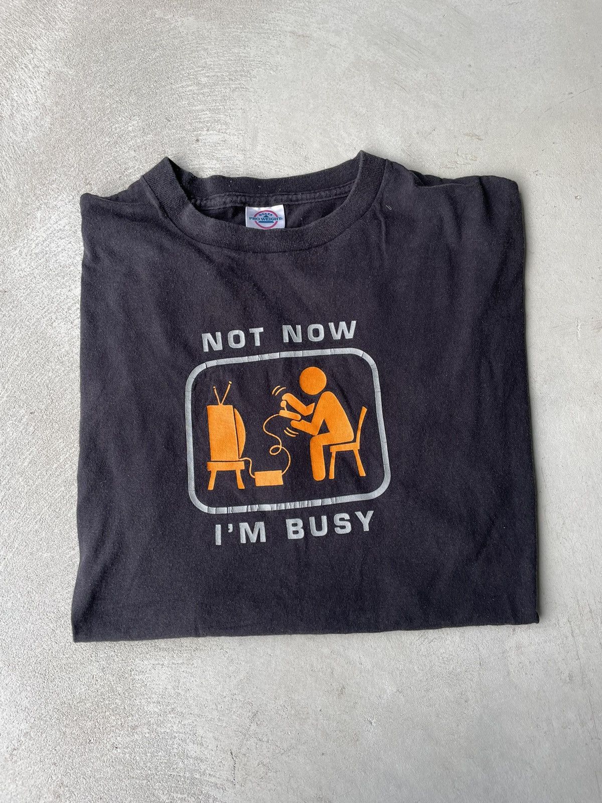 Vintage Not Now Im Busy Video Game Shirt Hoodie, Sweatshirt | PodTeesHub.com