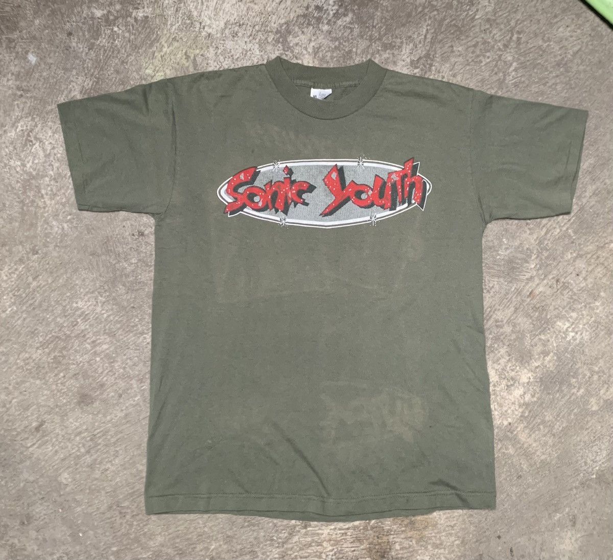 Band Tees Vintage Sonic Youth Shirt Sonic Youth Tour Hoodie, Sweatshirt | PodTeesHub.com