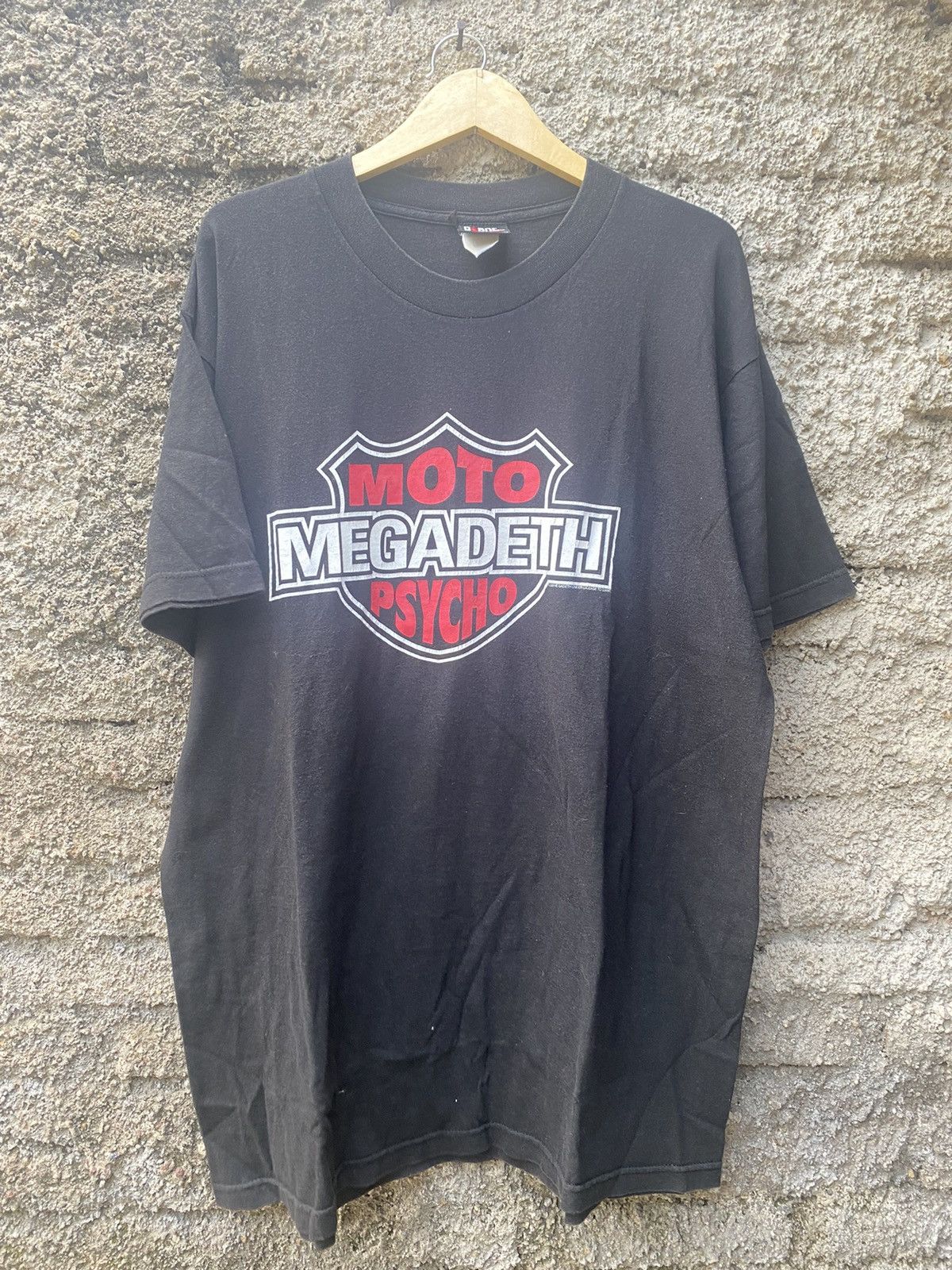 Megadeth X Vintage Vintage Megadeth Moto Psycho Shirt Hoodie, Sweatshirt | PodTeesHub.com