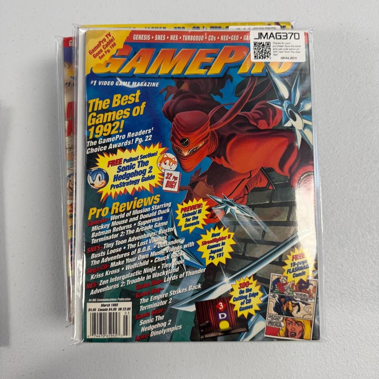 Designer Vtg Gamepro Magazine March 1993 Best Games 1992 Sonic 2 T-Shirts, Hoodie, Sweatshirt | PodTeesHub.com