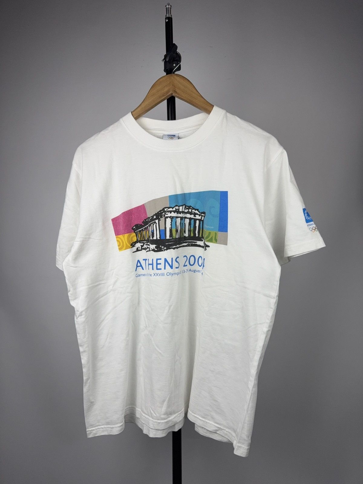 Usa Olympics Retro 00s Athens 2004 Olympics Parthenon Graphic T Shirt Hoodie, Sweatshirt | PodTeesHub.com