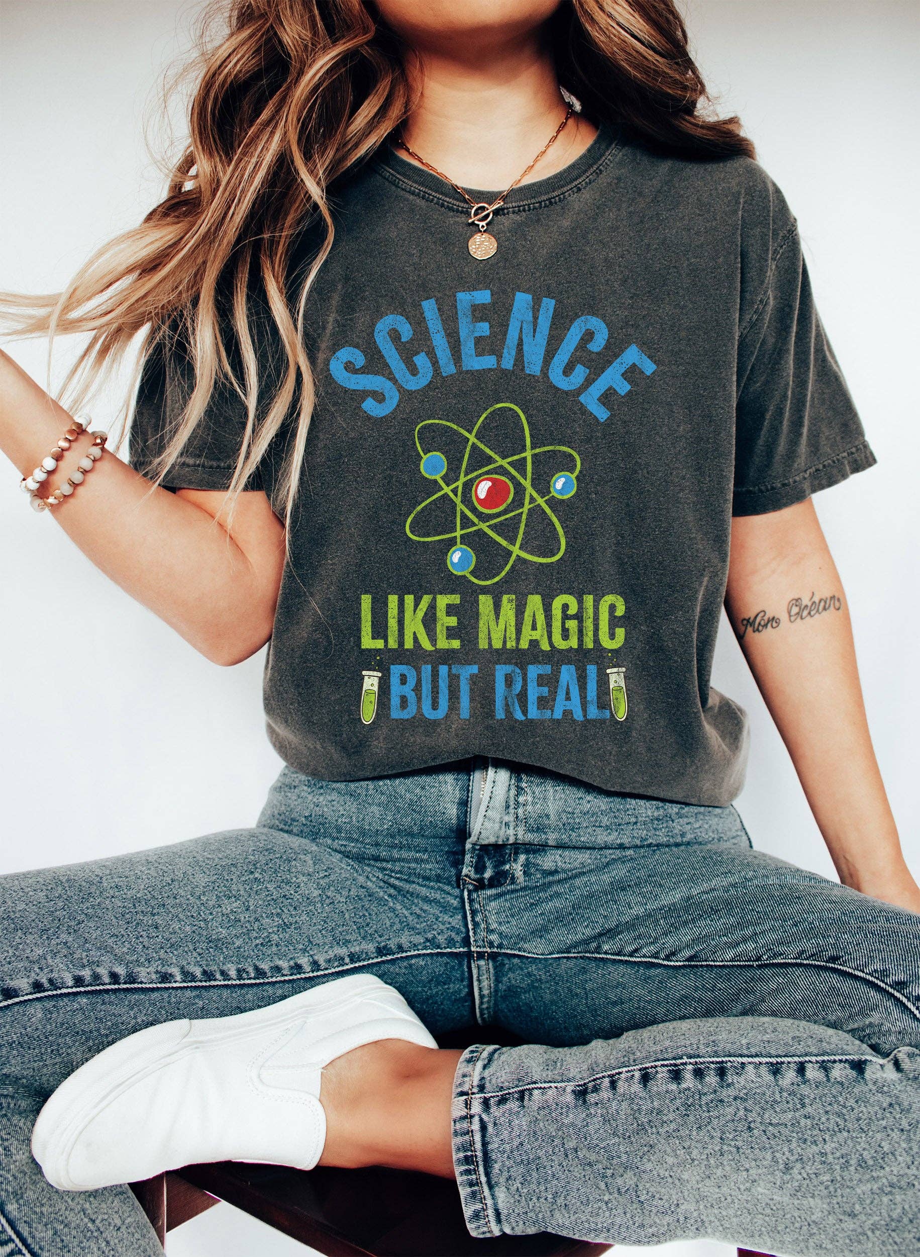 Science Like Magic But Real T-Shirt Hoodie, Sweatshirt | PodTeesHub.com