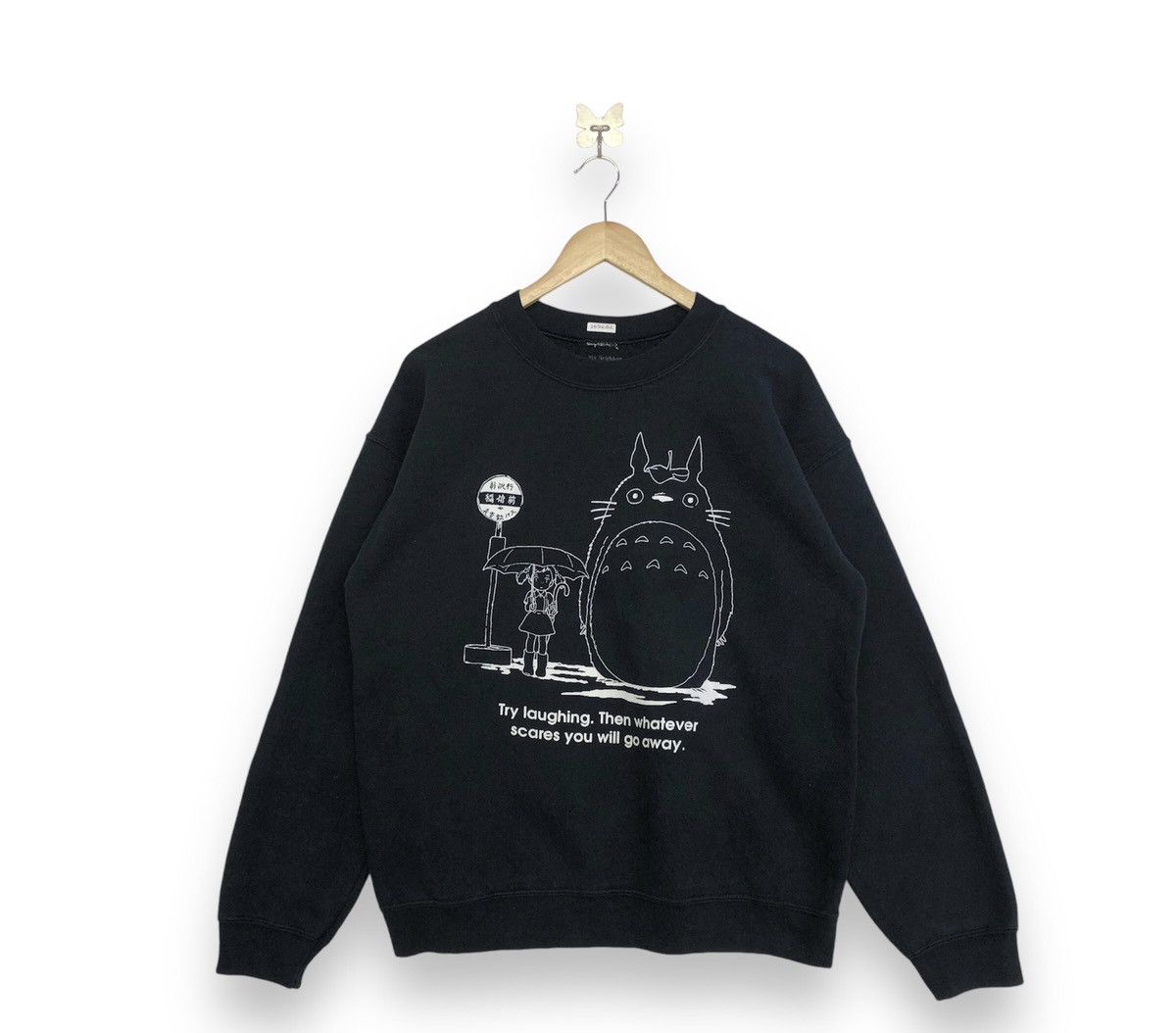 Anime My Neighbor Totoro Vintage Anime Graphic Jumper Sweatshirt T-Shirts, Hoodie | PodTeesHub.com