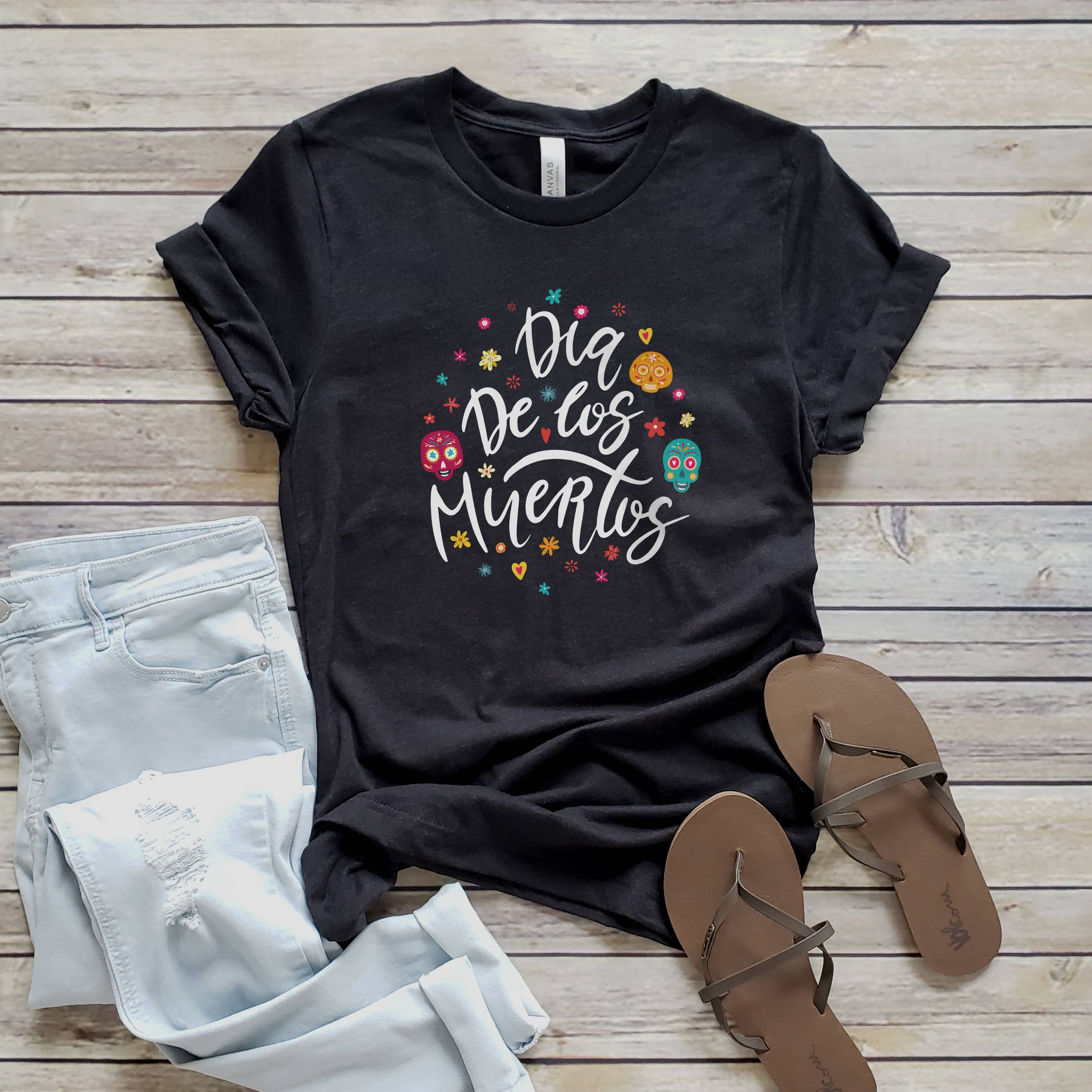 Dia De Los Muertos Tee | Halloween | Sizes XS-2XL Hoodie, Sweatshirt | PodTeesHub.com