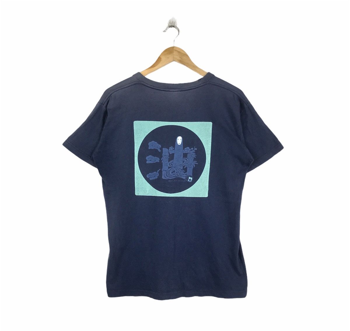 Vintage 2001 Spirited Away Studio Ghibli Kaonashi Faded Tee Hoodie, Sweatshirt | PodTeesHub.com