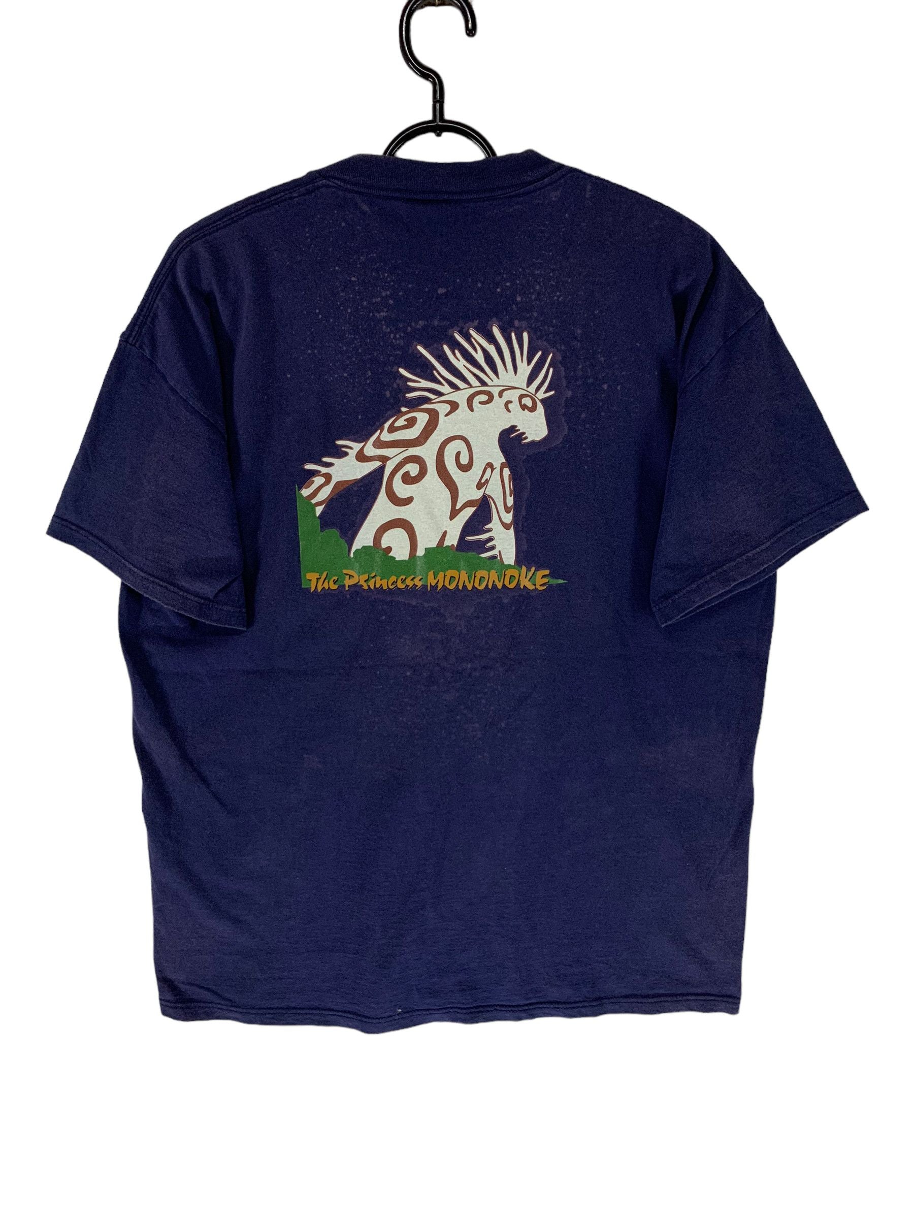 Vintage 90s Princess Mononoke Forest Spirit Studio Ghibli Film Shirt Hoodie, Sweatshirt | PodTeesHub.com