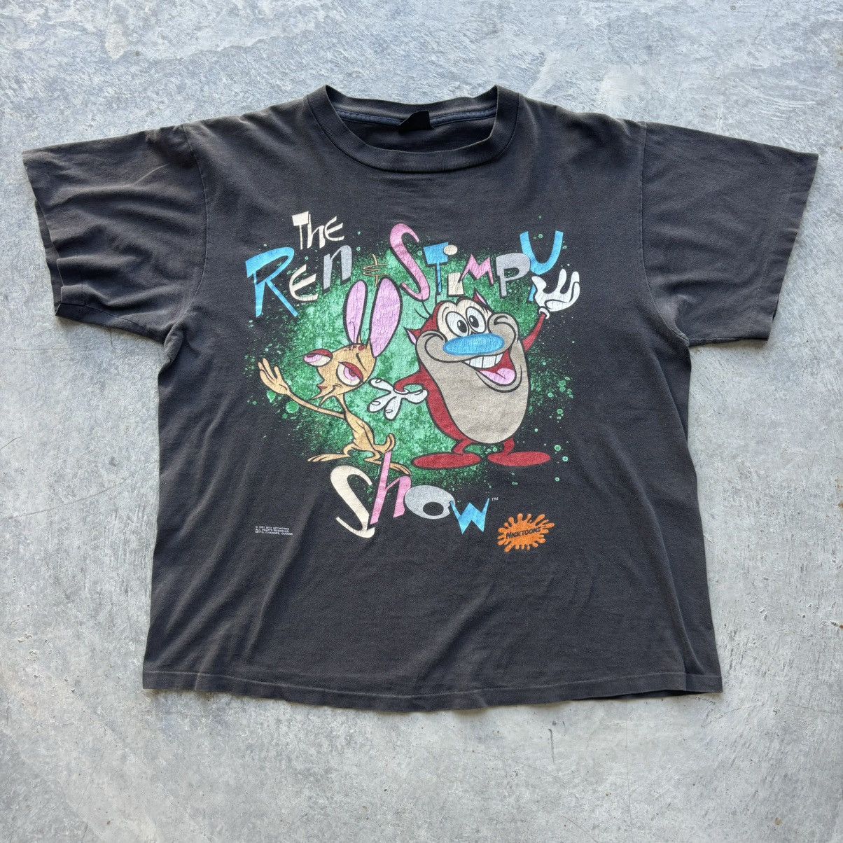 Vintage 1991 Ren And Stimpy Cartoon Tee Hoodie, Sweatshirt | PodTeesHub.com