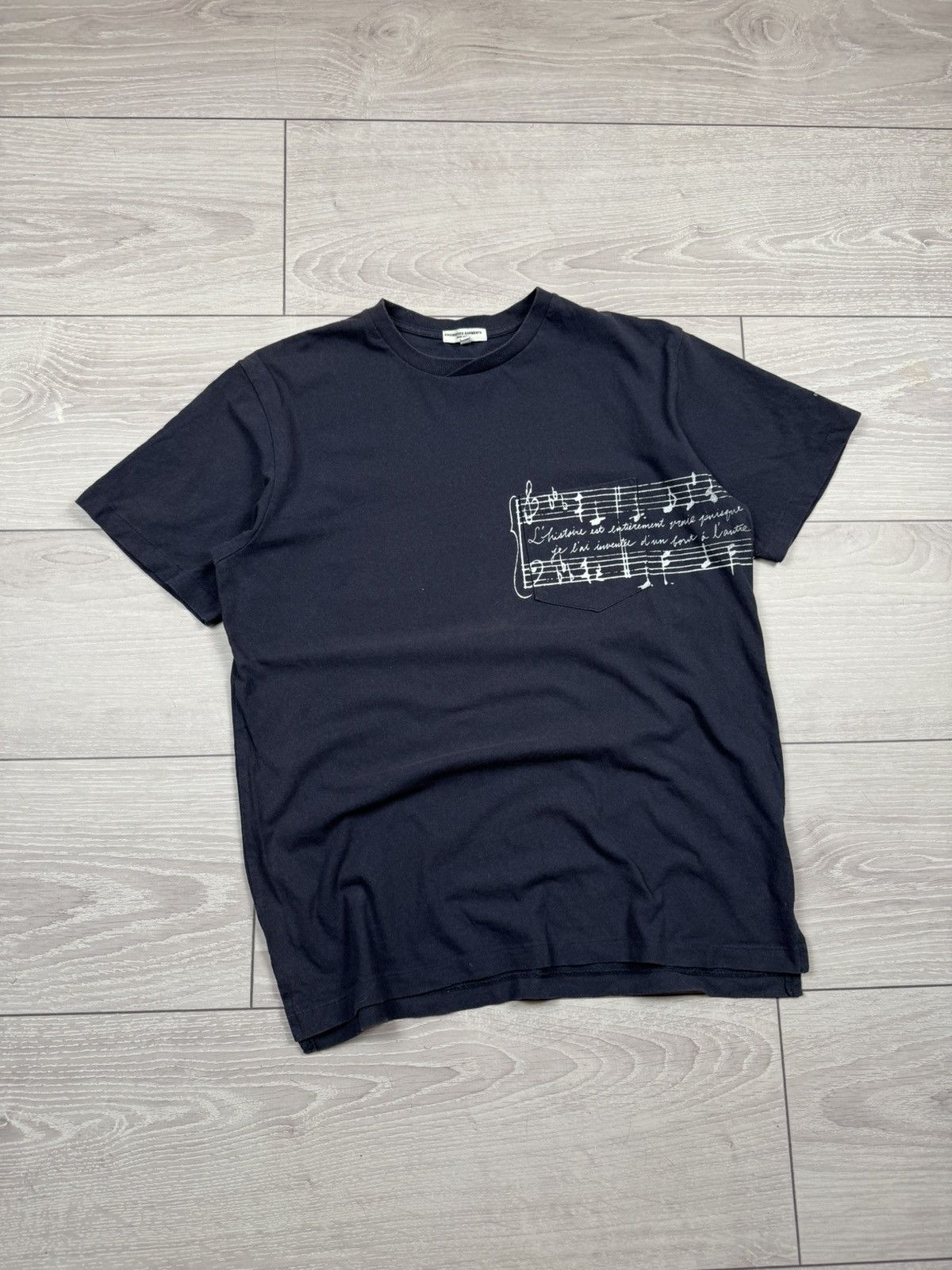 Engineered Garments Enginered Garments Ny Faded Music Print T Shirt Hoodie, Sweatshirt | PodTeesHub.com