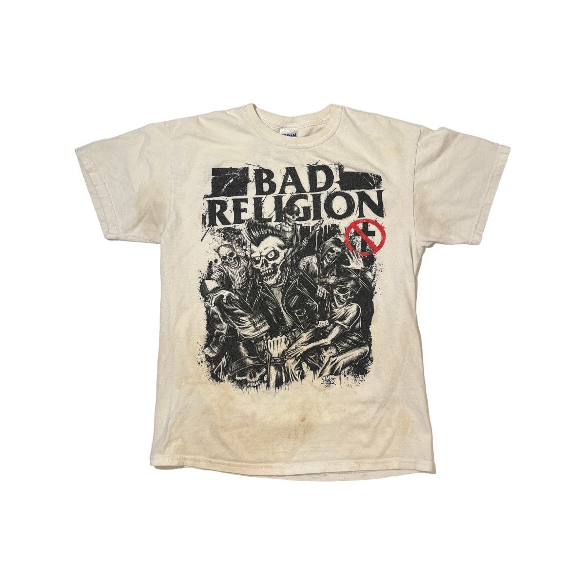 Band Tees 2000s Bad Religion Tour Tee Hoodie, Sweatshirt | PodTeesHub.com
