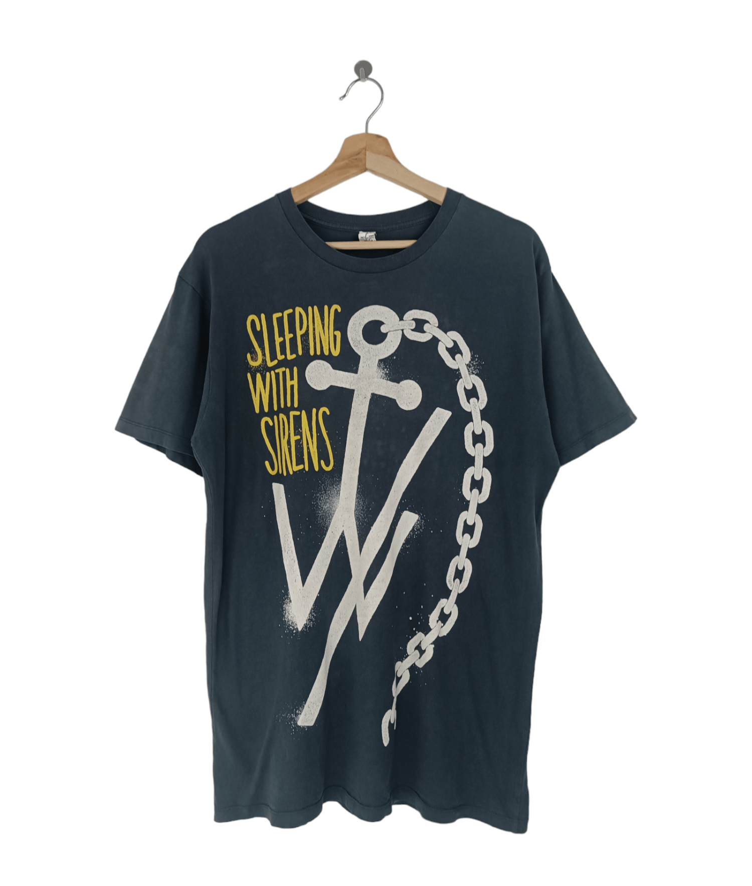 Band Tees Thrashed Faded Vintage Y2k Sleeping With Sirens May I Roath Hoodie, Sweatshirt | PodTeesHub.com