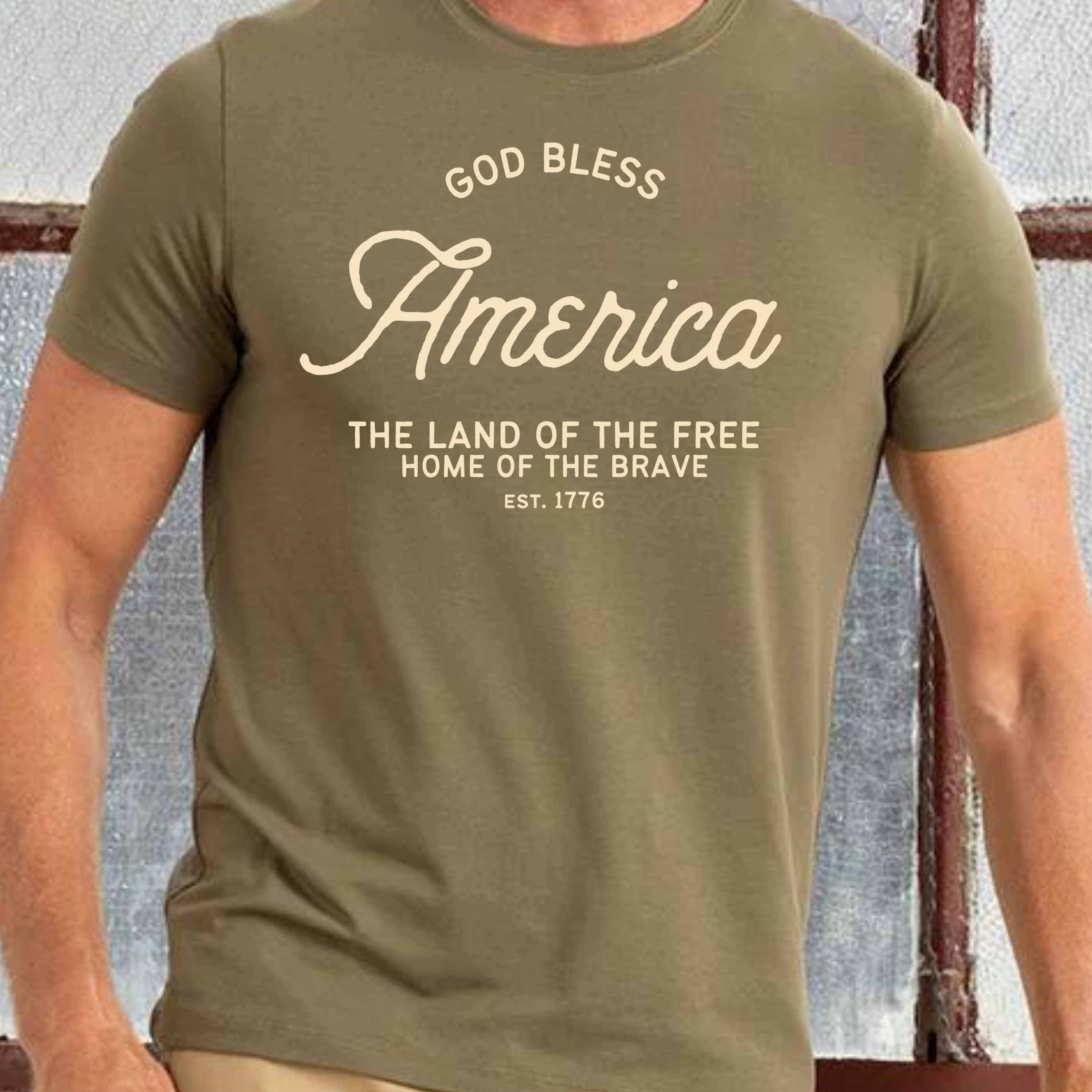 God Bless America Christian Tee Shirt in Multiple Color Options Hoodie, Sweatshirt | PodTeesHub.com