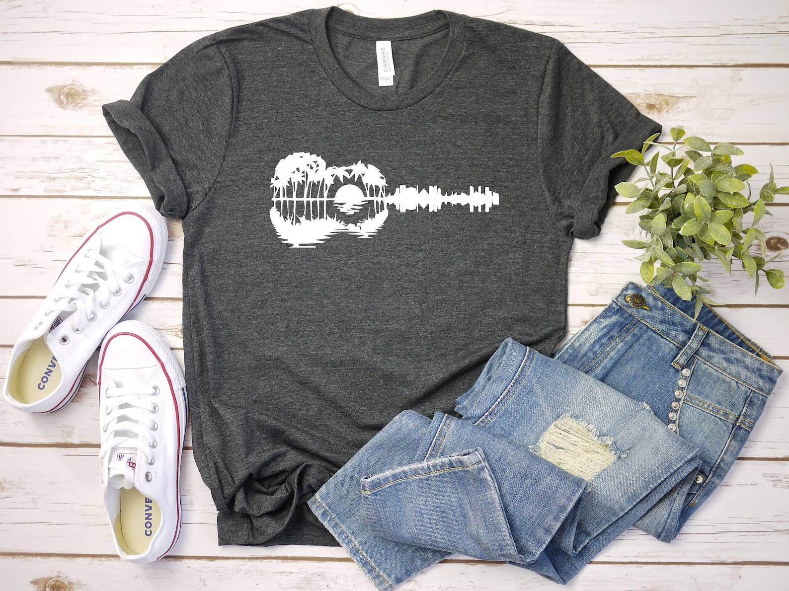 Nature Guitar T-Shirt Hoodie, Sweatshirt | PodTeesHub.com