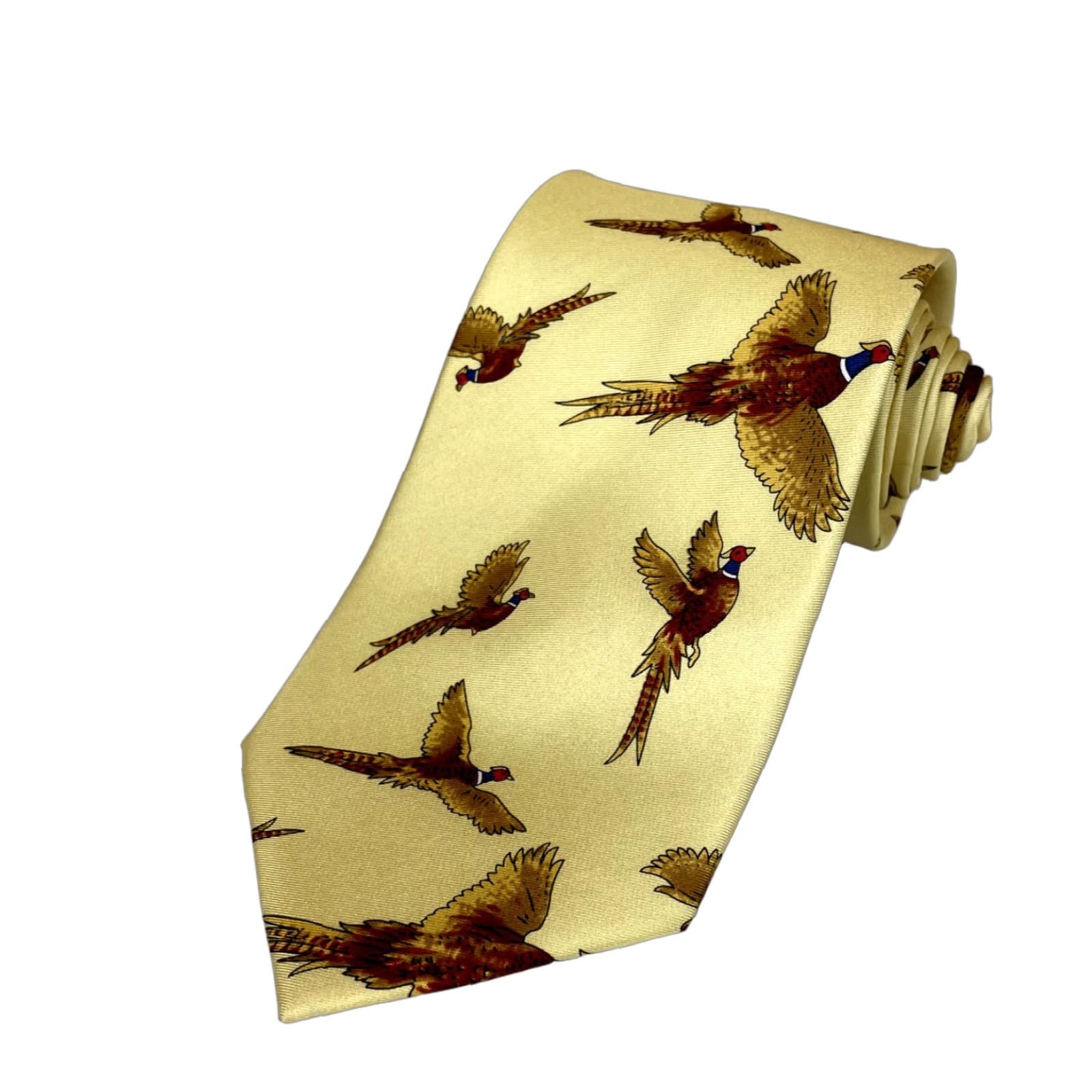 Vintage Soprano Tie Men S 100 Silk Country Bird Fowl Abstract Geometric Multicolor Neck Tie Classic T-Shirts, Hoodie,...
