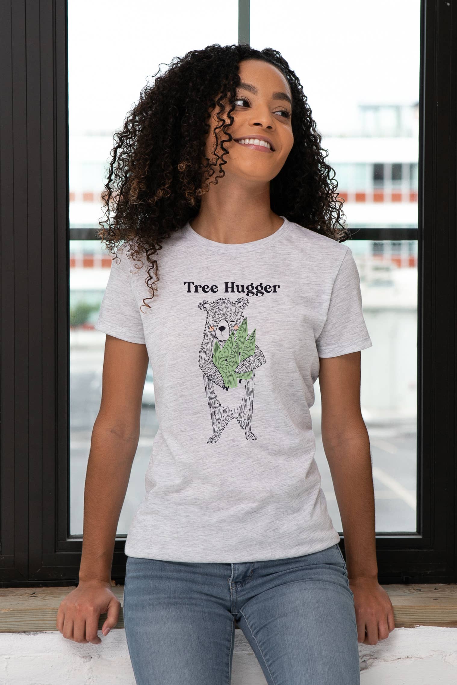 Tree Hugger Graphic Tee Hoodie, Sweatshirt | PodTeesHub.com