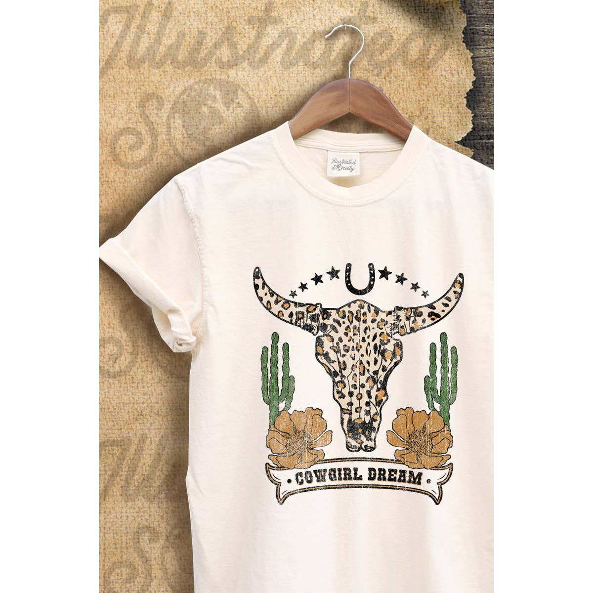 Cow Girl Dream Vintage Graphic  Tee Hoodie, Sweatshirt | PodTeesHub.com