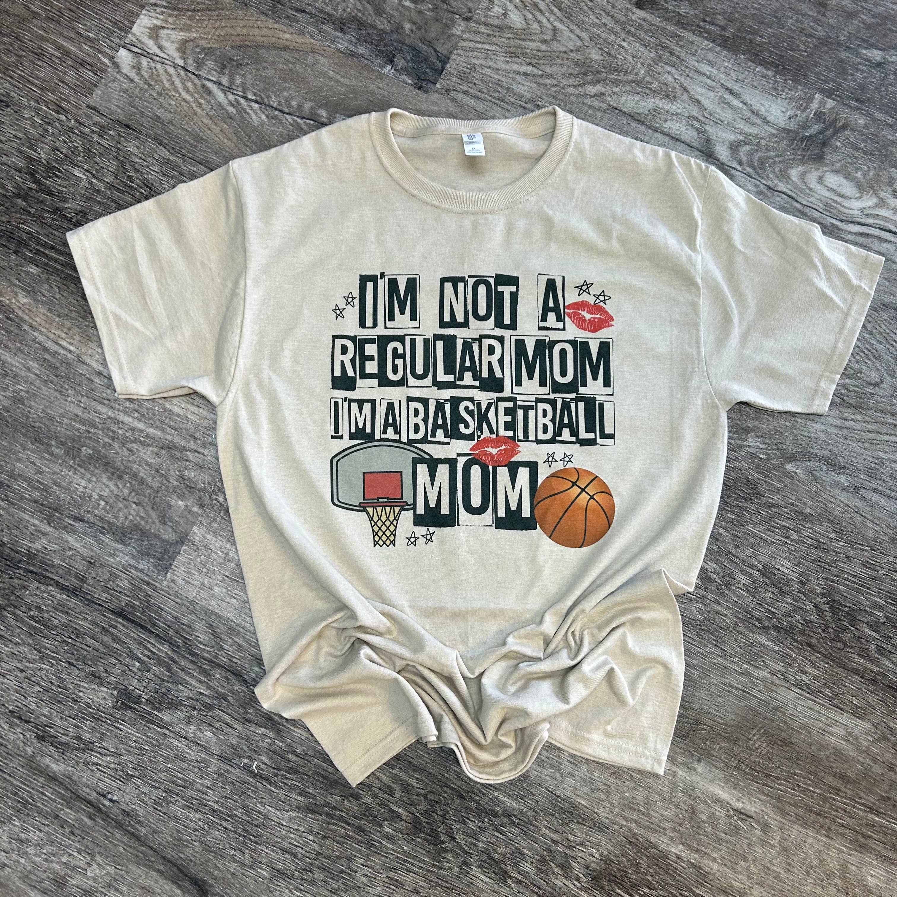 I’M Not A Regular Mom I’M A Basketball Mom On Sand Tee Hoodie, Sweatshirt | PodTeesHub.com