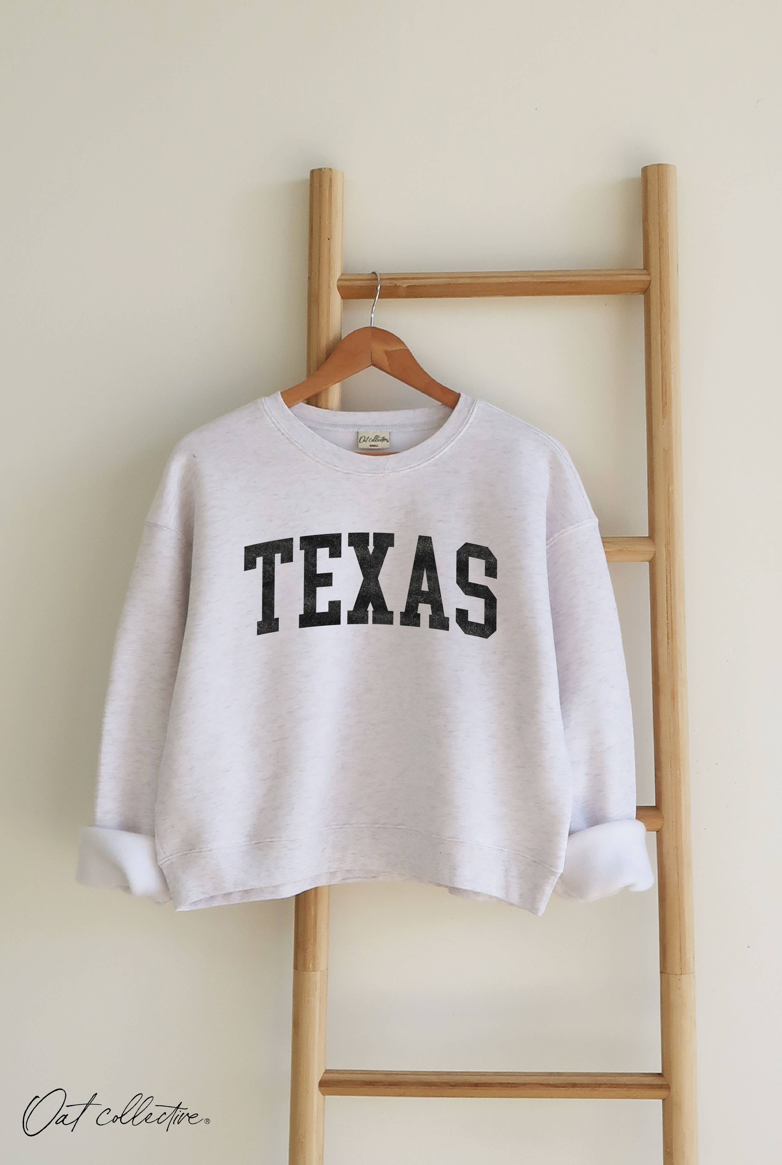 Texas Mid Cropped Graphic Sweatshirt T-Shirts, Hoodie | PodTeesHub.com